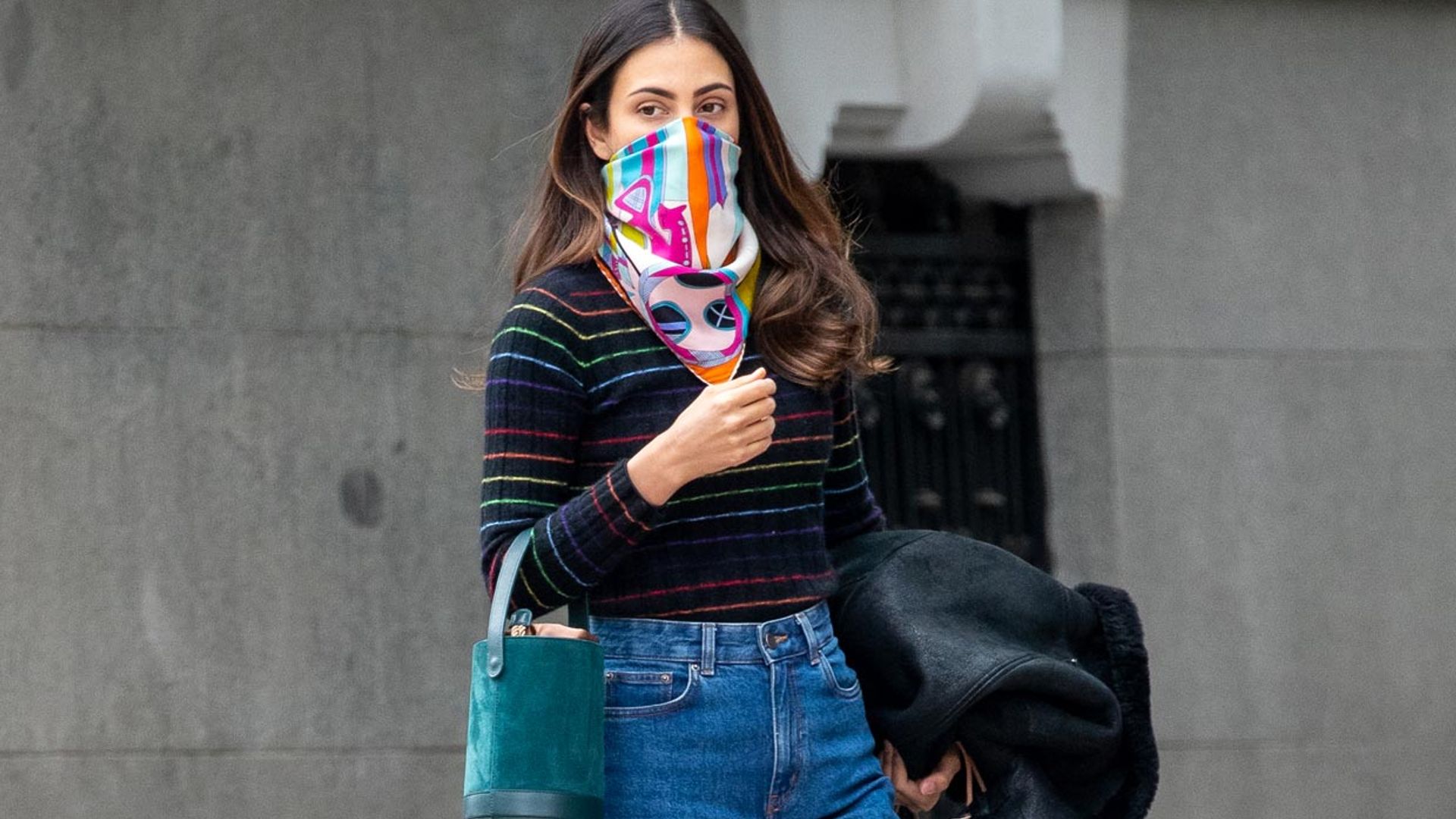 El inesperado look de Alessandra de Osma en su vuelta al trabajo tras ser mamá