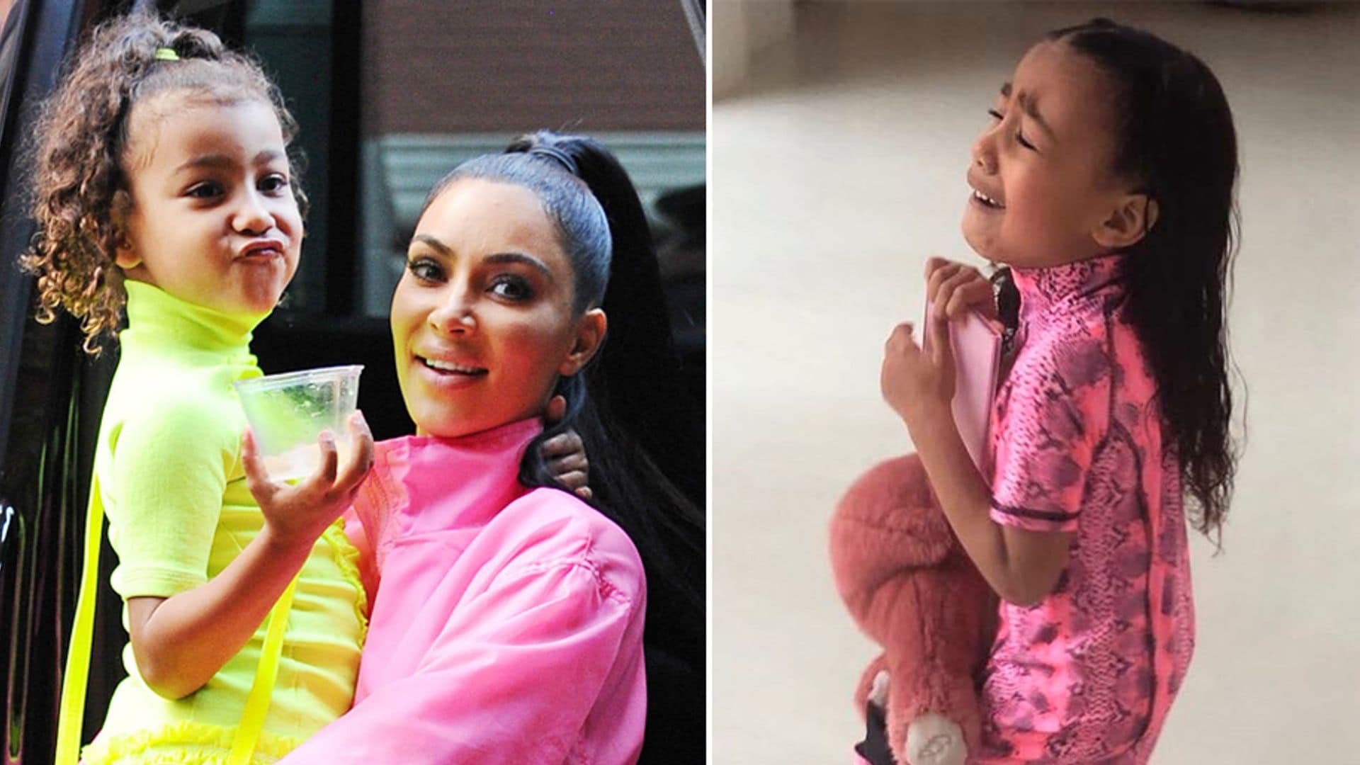 ¡Tremenda rabieta! La hija de Kim Kardashian le hace berrinche por unas botas