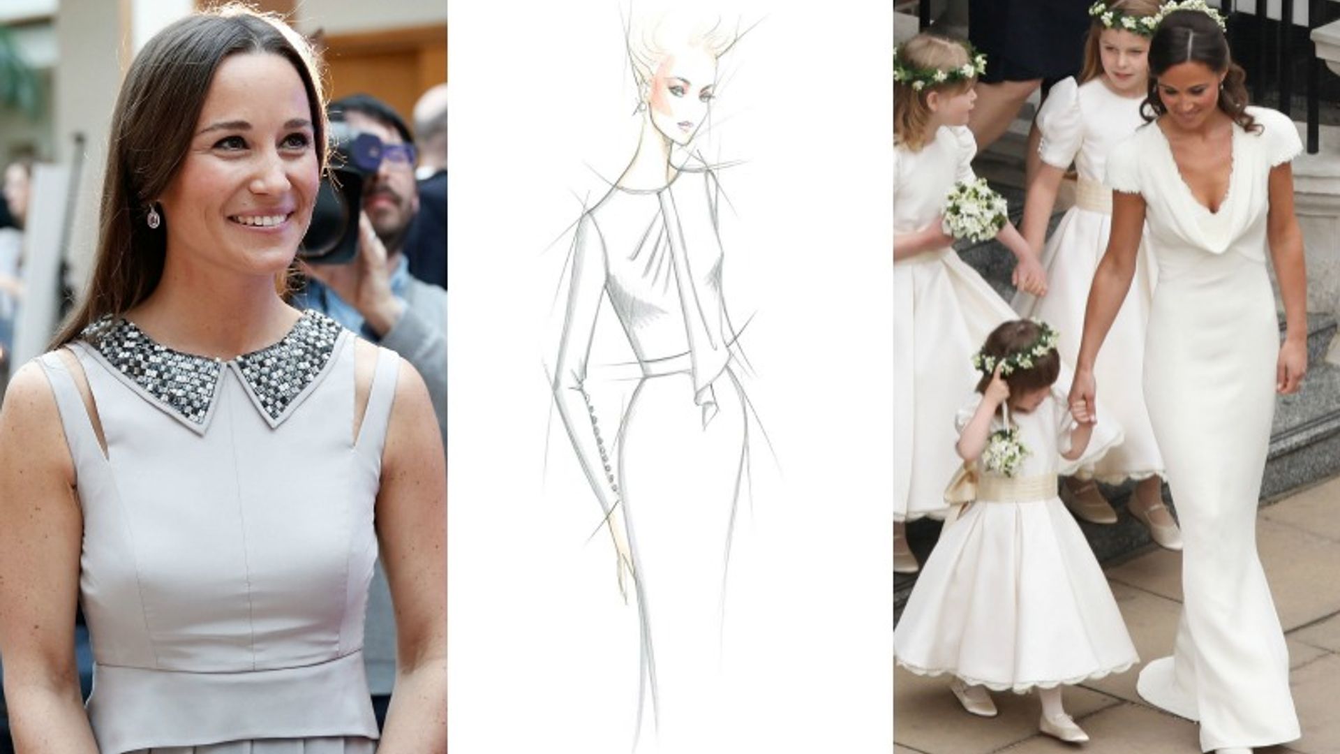 Rosa Clará, Monique Lhuillier, Stéphane Rolland... Así imaginan el vestido de novia de Pippa Middleton