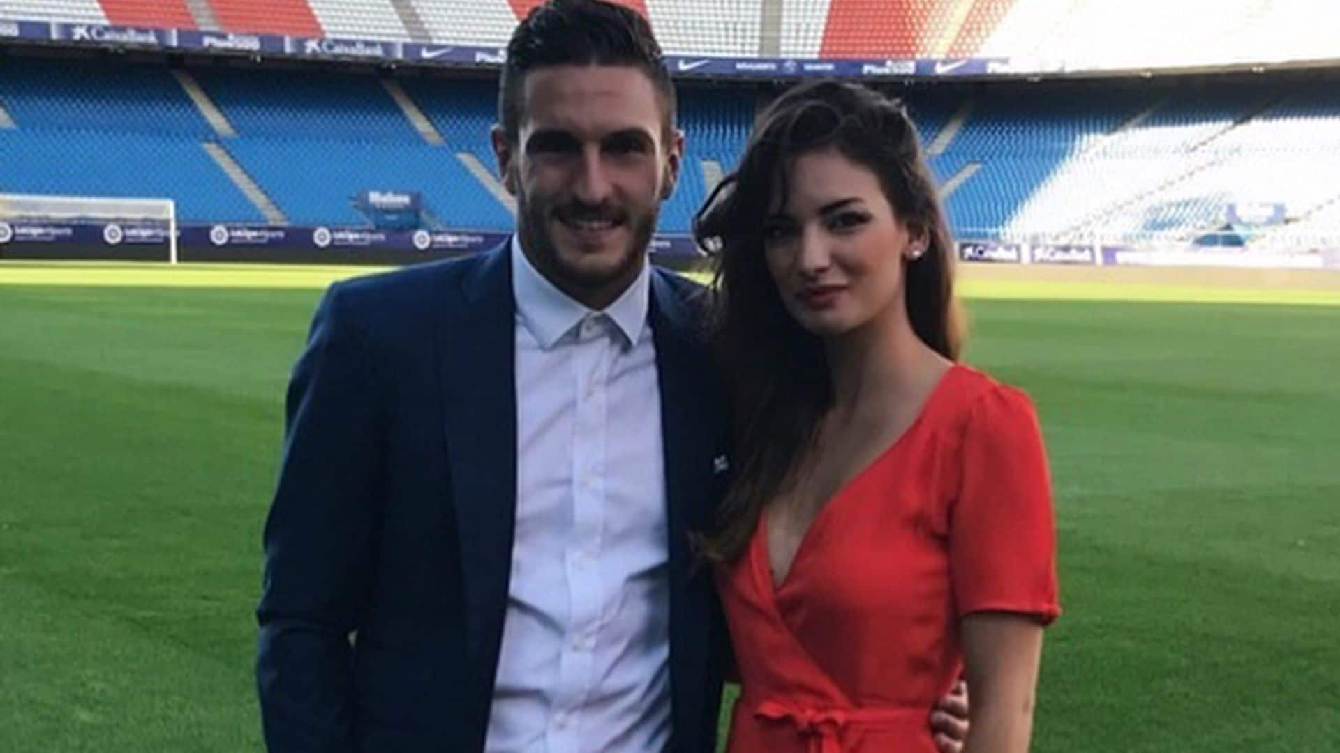 A Koke le ha salido una gran competidora... ¡su novia tiene una zurda de oro!