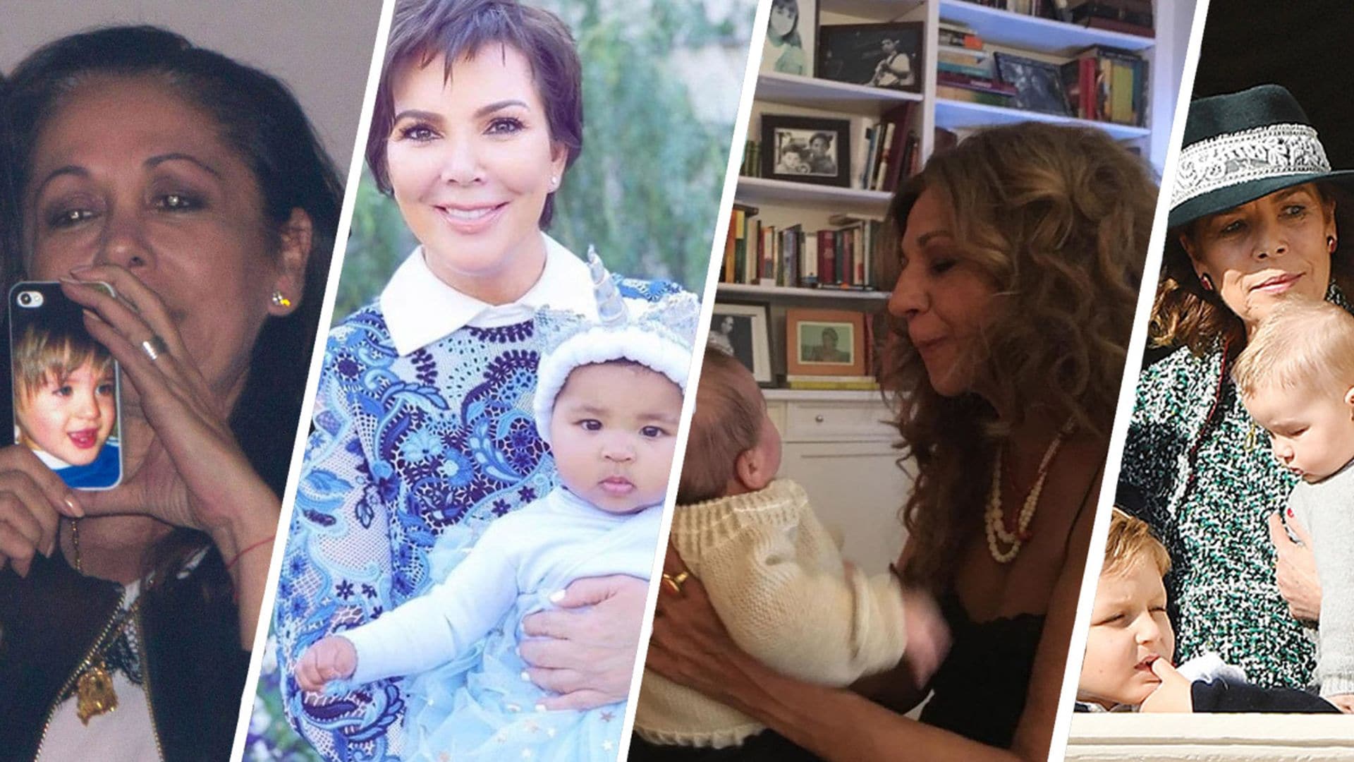 Isabel Pantoja, Carolina de Mónaco, Kris Jenner... Las abuelas más 'top' entre las 'celebrities'