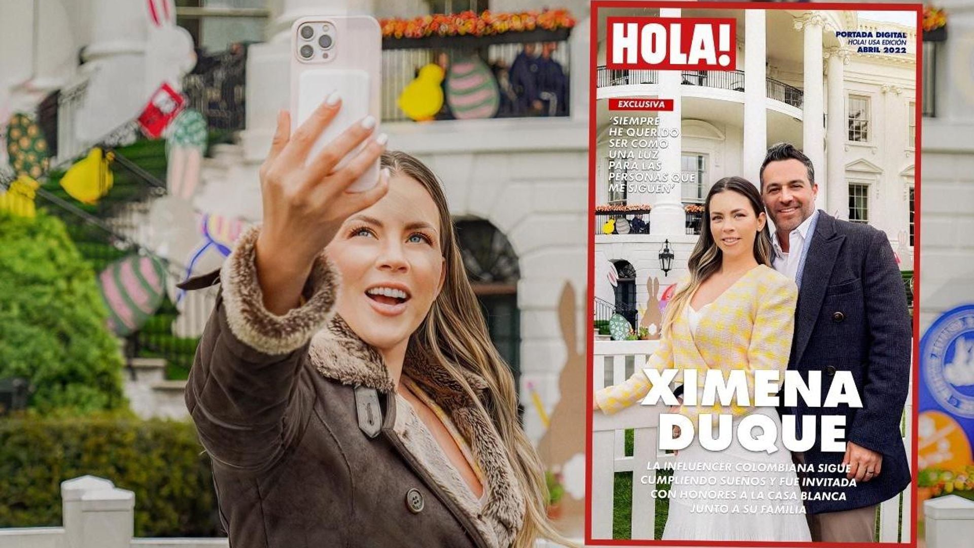 Ximena Duque hace realidad un gran sueño como invitada a la Casa Blanca, ¡y nos cuenta todos los detalles!