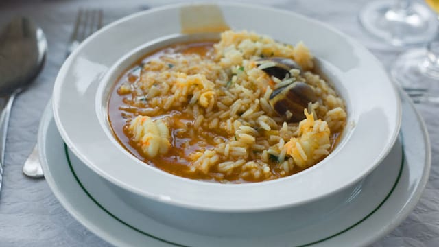 arroz pescados