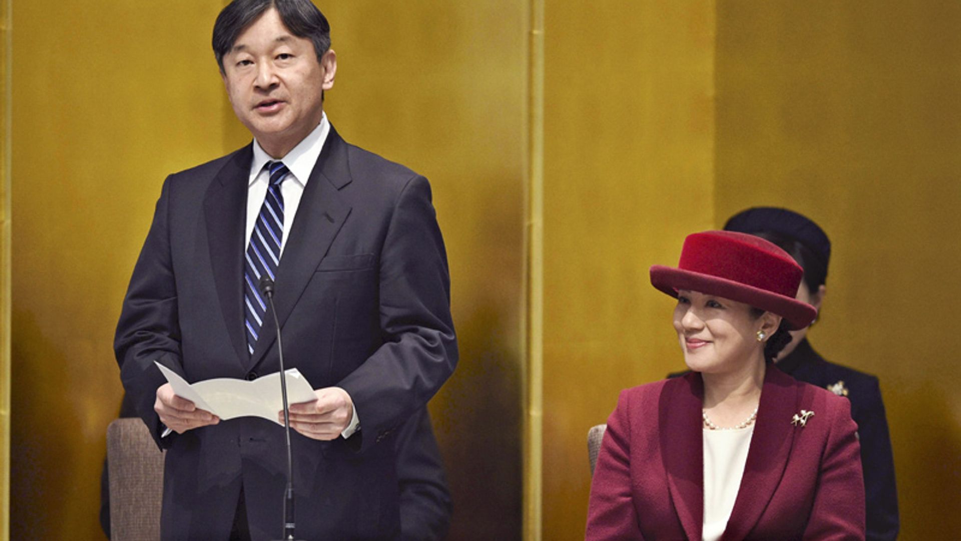 Últimos ensayos: Naruhito practica su primera audiencia con el Parlamento de Japón