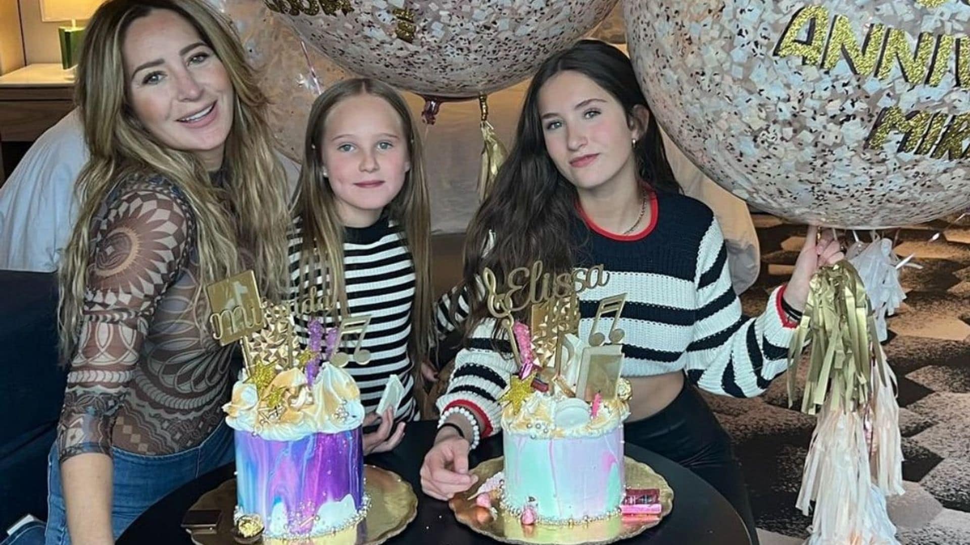 'Eres puro amor', el mensaje de Geraldine Bazán a su hija Alexa Miranda por su cumpleaños 9