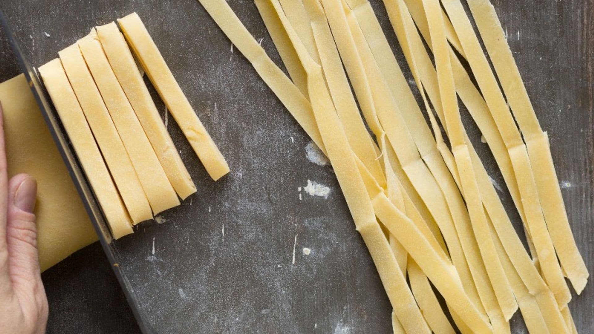 Pasta fresca con huevo