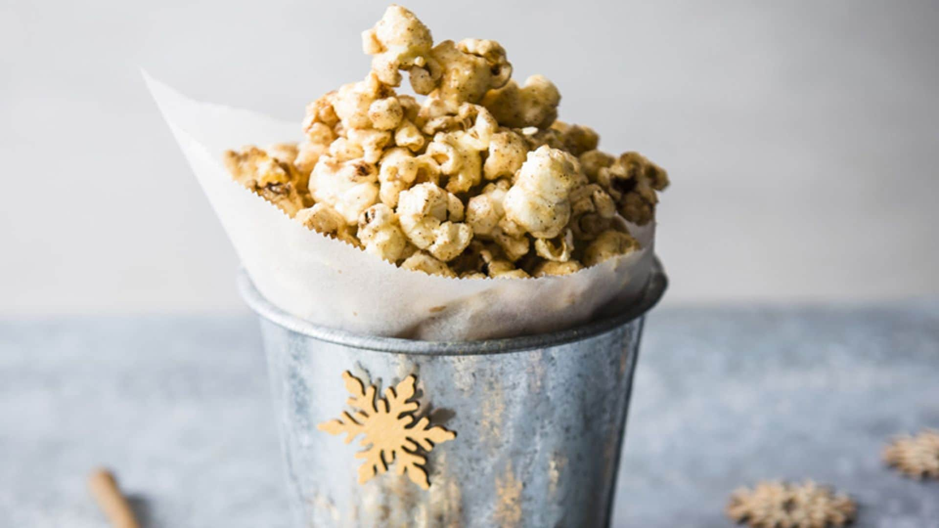 Palomitas con miel y canela