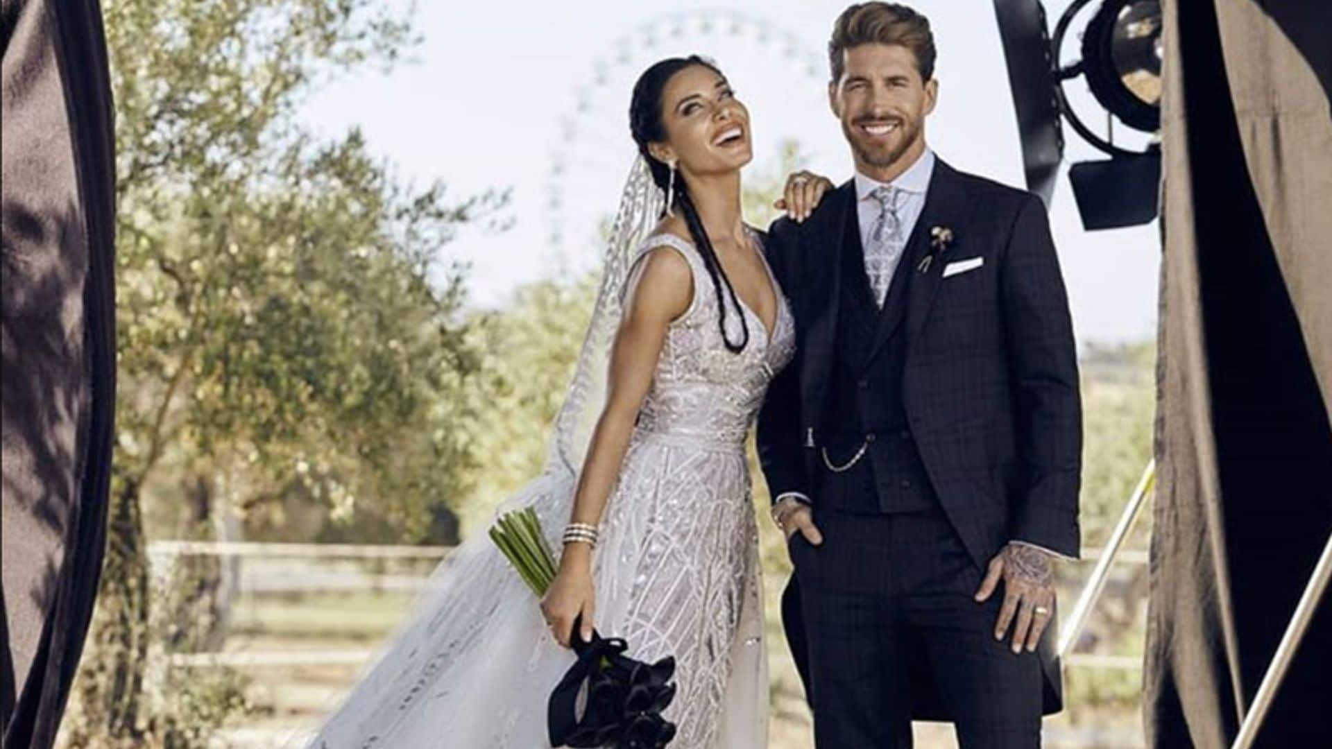 ¡Una pareja de cine! Sergio Ramos y Pilar Rubio abren su álbum de boda