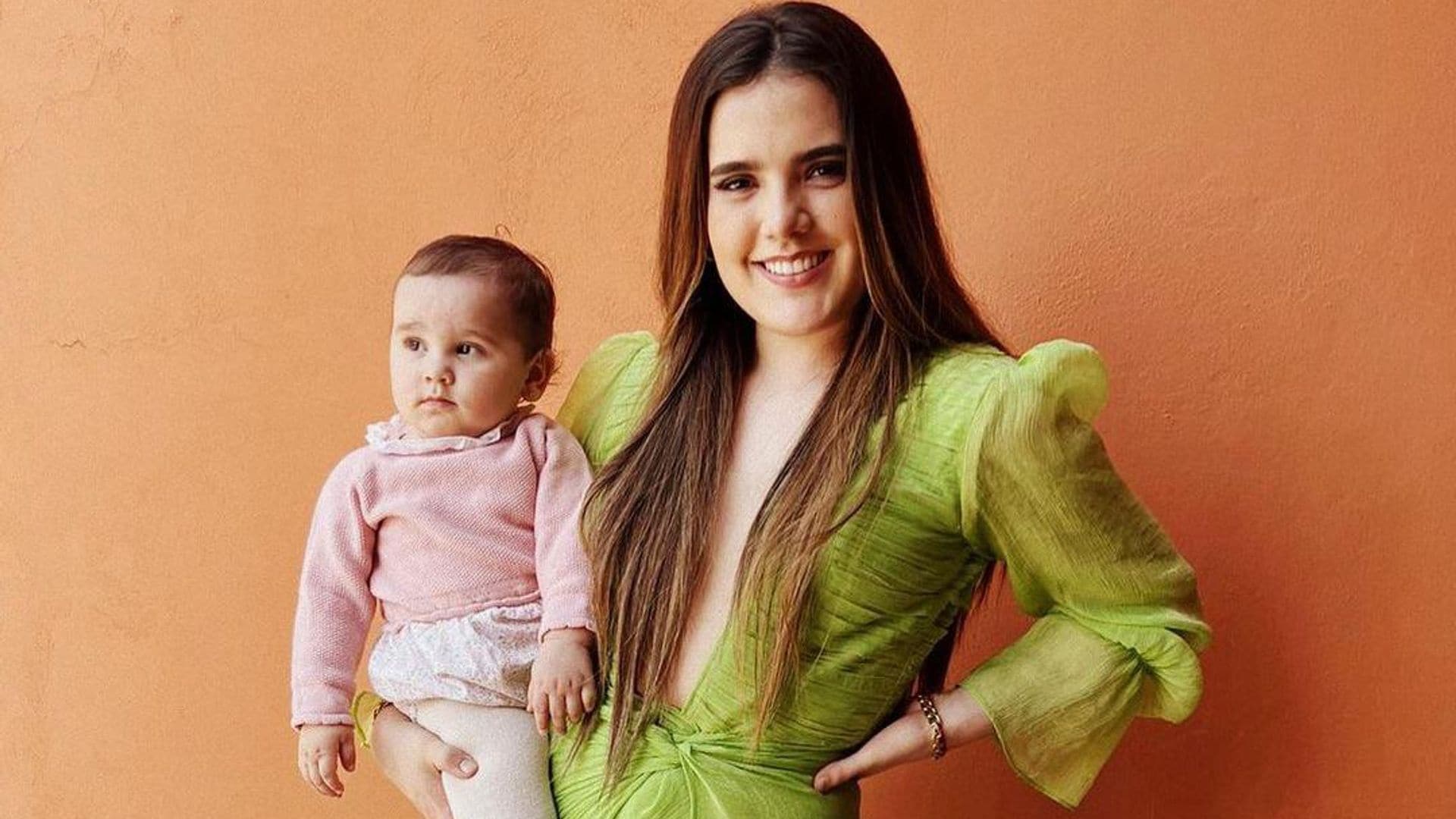 Cayetana, la hija de Camila Fernández, está impaciente por conocer a su primita Mía