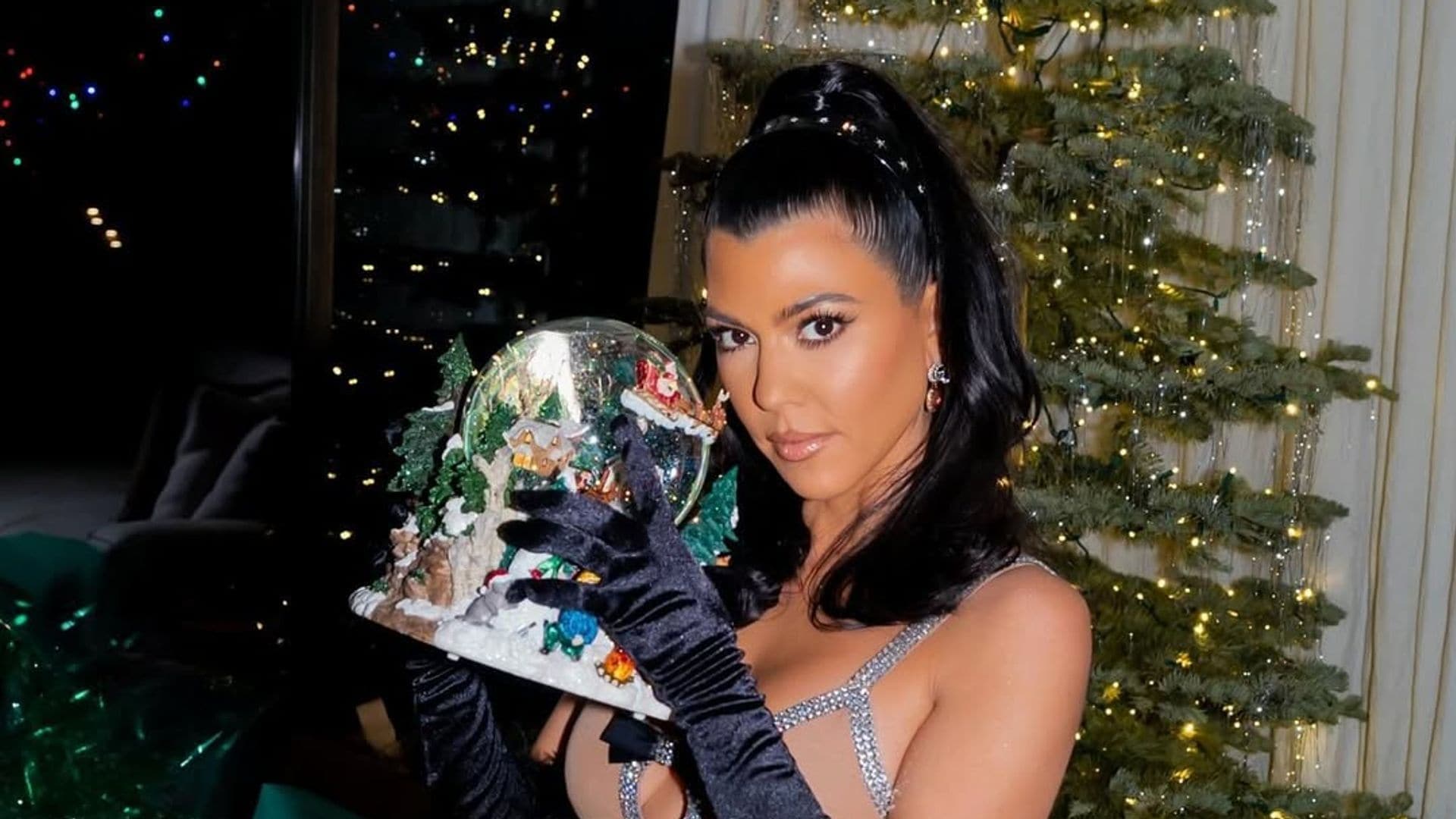 La espectacular decoración de Kourtney Kardashian por Navidad