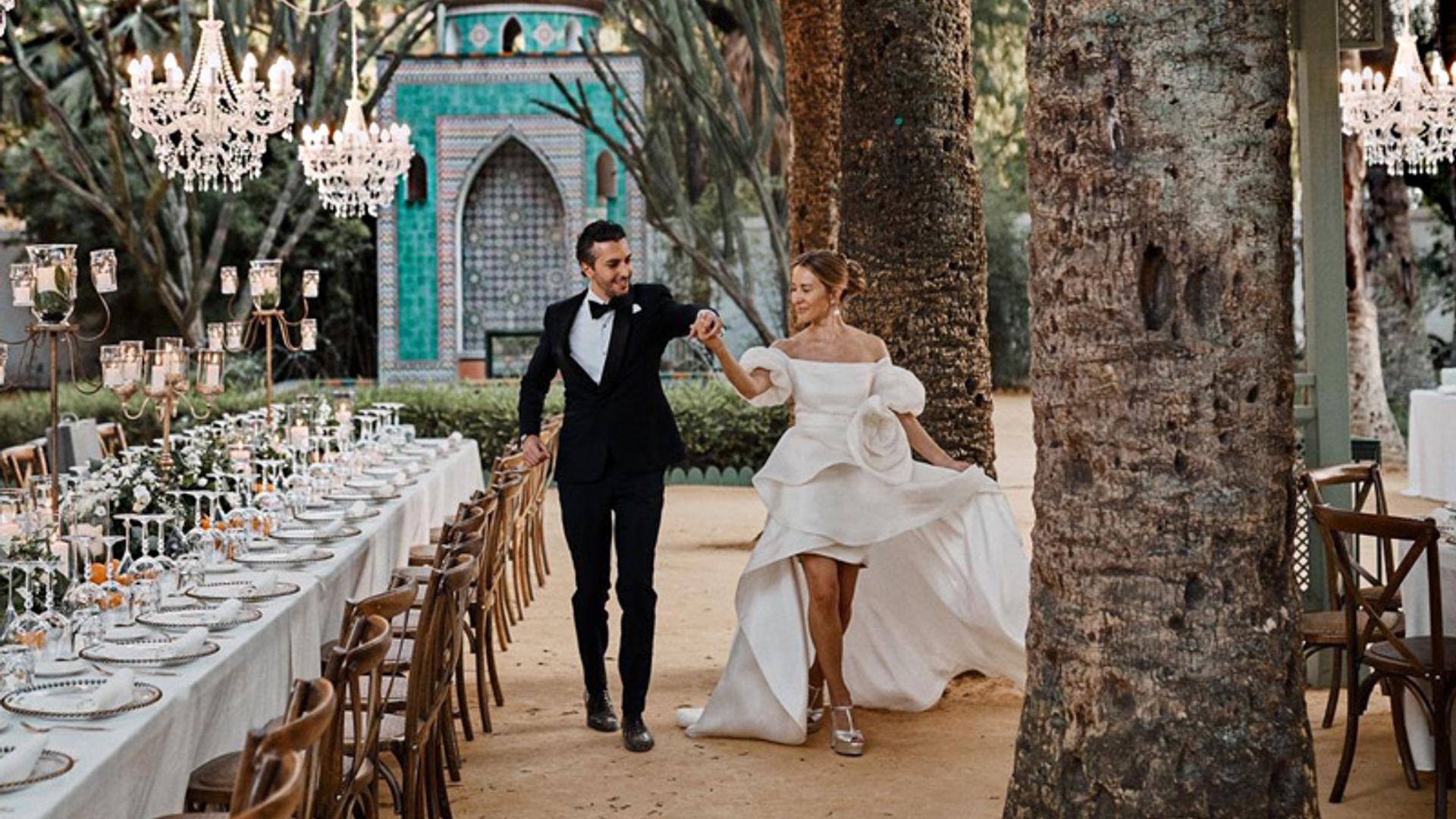 Karolina Jez y el vestido de novia inspirado en Carrie Bradshaw