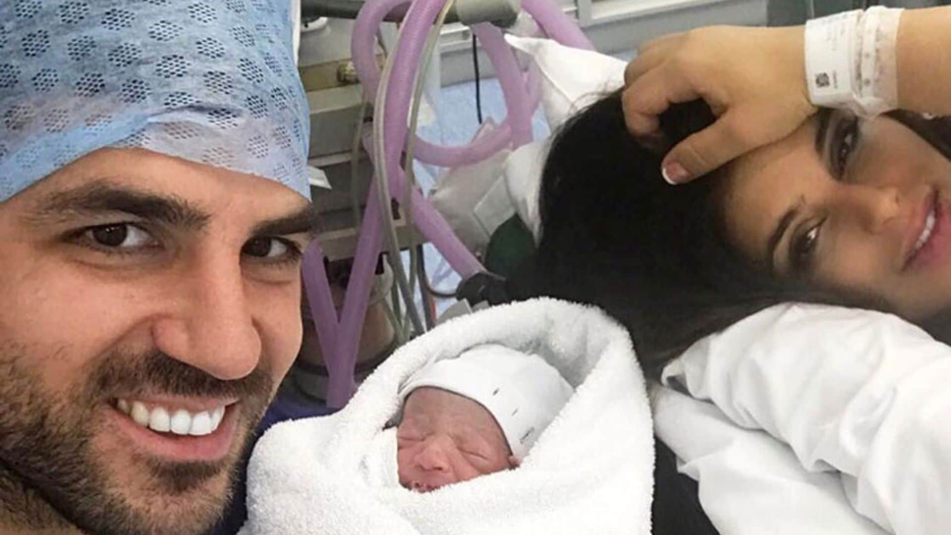 Cesc Fábregas y Daniella Semaan ya son padres de su tercer hijo