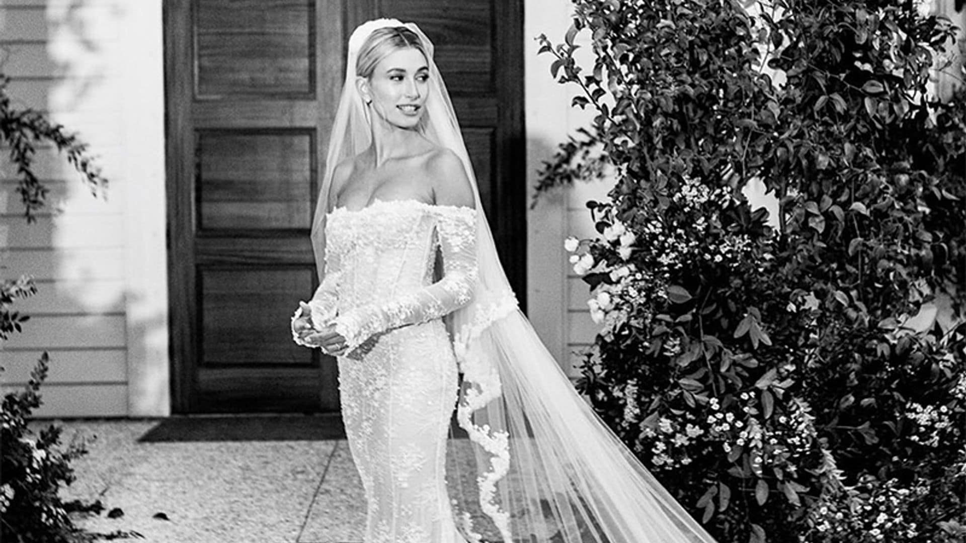 Romántico y con mensaje: Hailey Baldwin desvela el vestido que lució en su boda con Justin Bieber