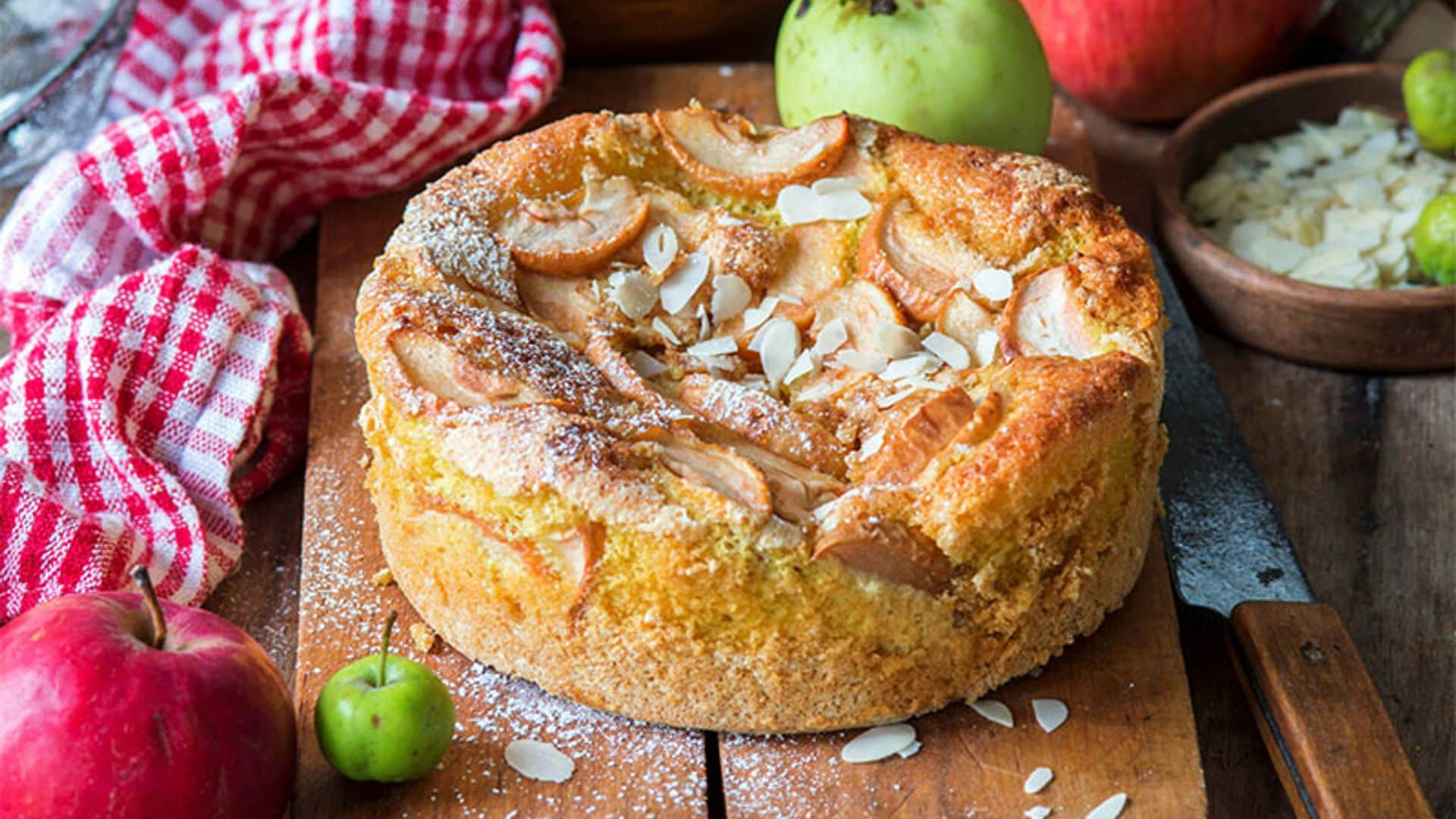 Bizcocho de manzana y almendra