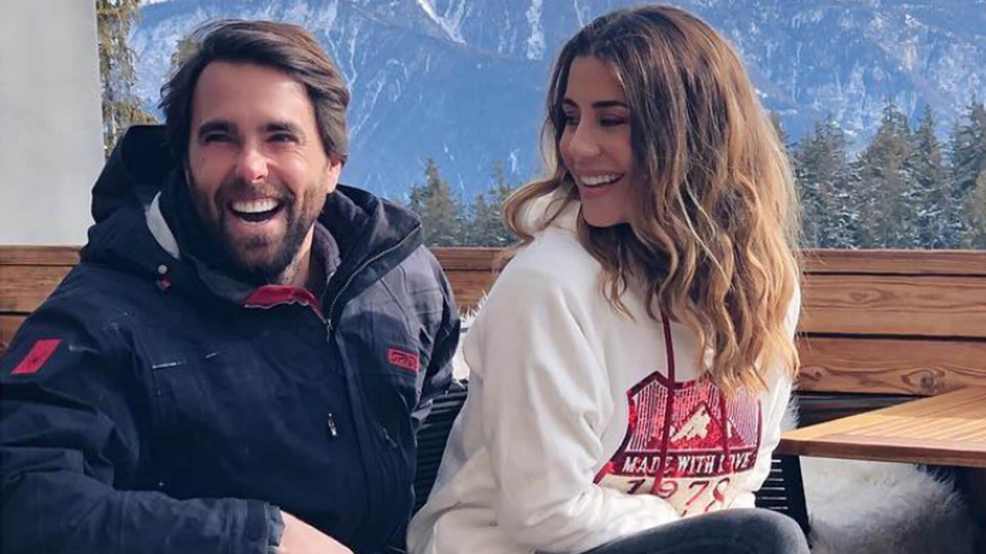 Elena Tablada felicita a su marido con esta foto en la recta final de su embarazo