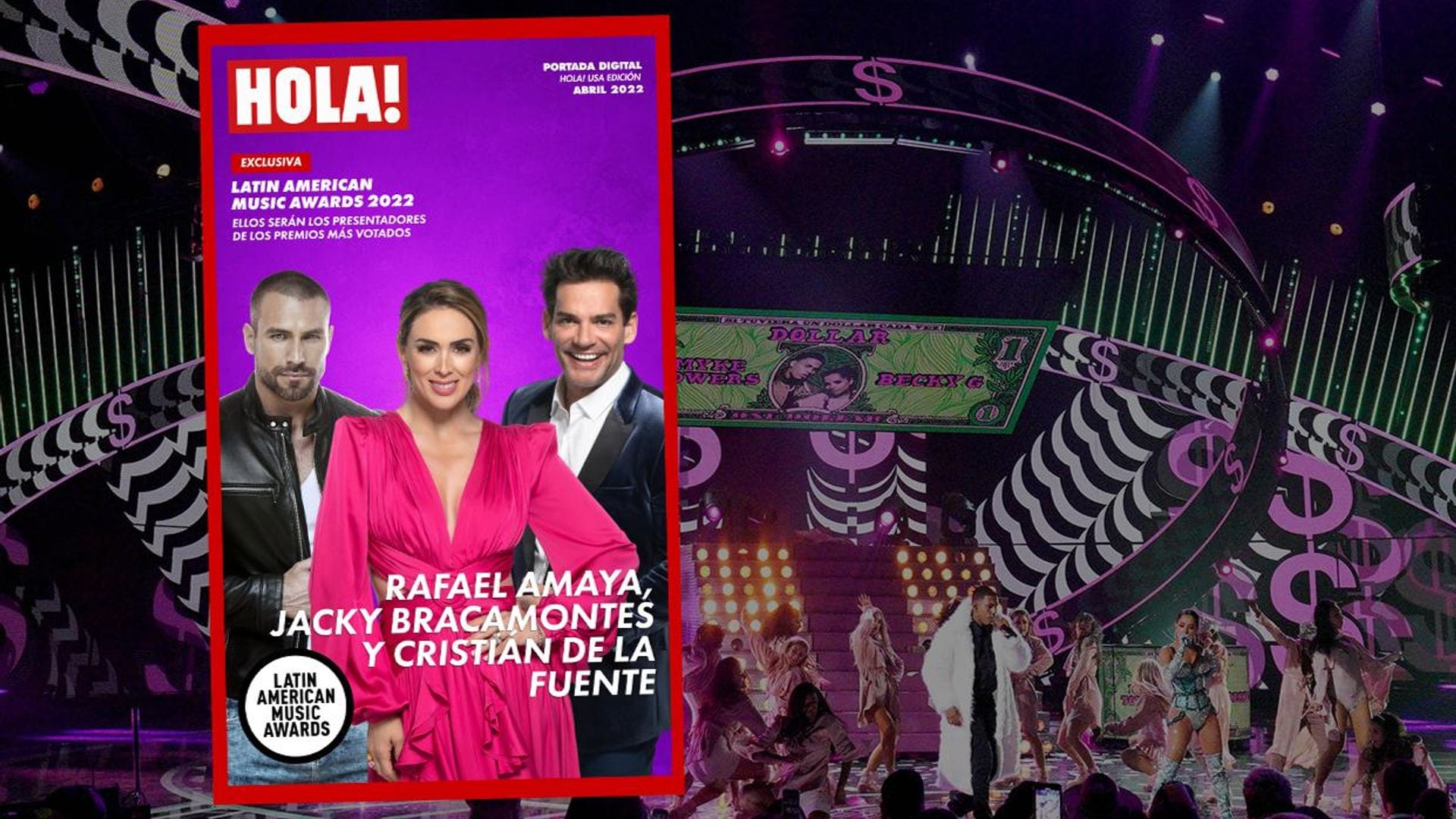 Exclusiva: Jacky Bracamontes, Cristián de la Fuente y Rafael Amaya, los presentadores de los Latin American Music Awards