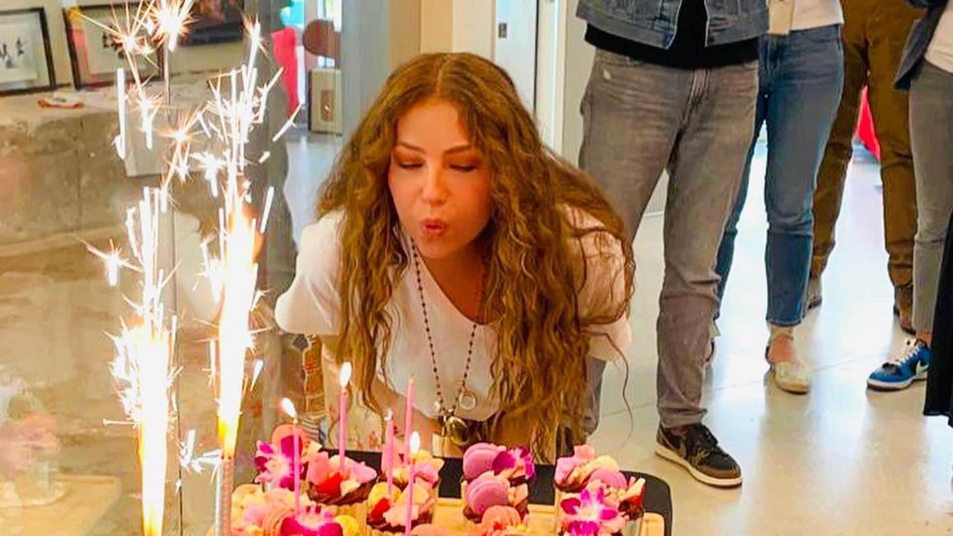 Thalía adelanta las celebraciones de su cumpleaños 51