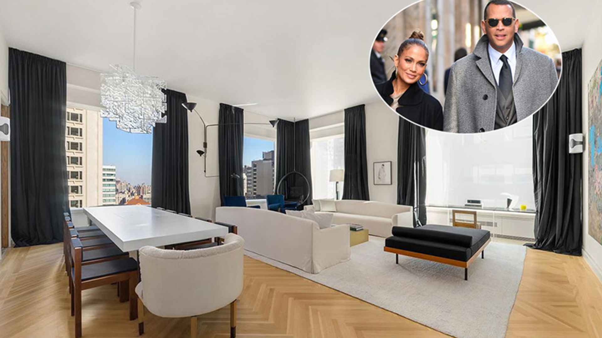 Fotogalería: Entramos en el lujoso apartamento que Jennifer López y Álex Rodríguez venden en Nueva York por 15 millones de euros