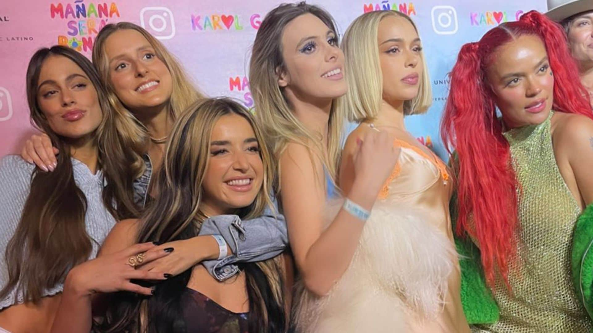 La megafiesta de Karol G en Miami junto a Lola Índigo y otras estrellas para celebrar el éxito de su single con Shakira