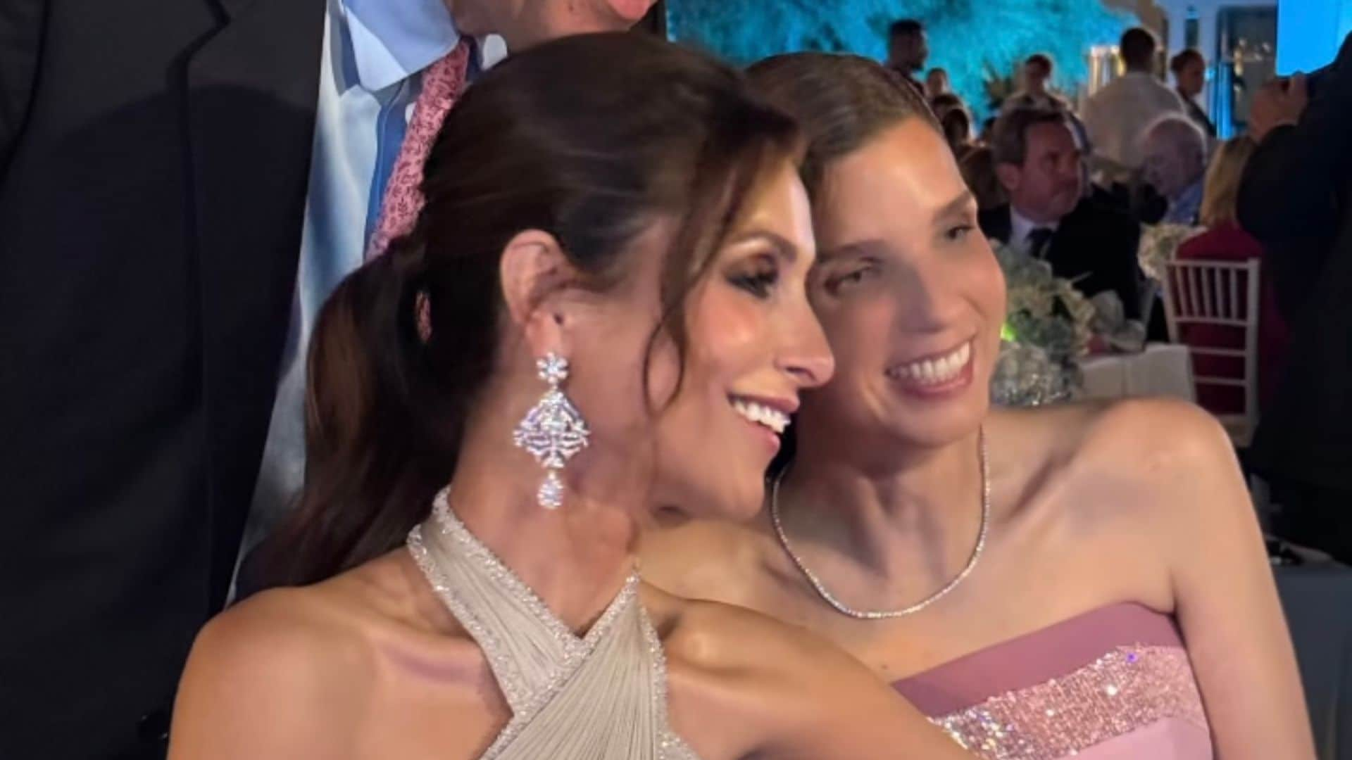 Paloma Cuevas en la boda de Natalia Santos