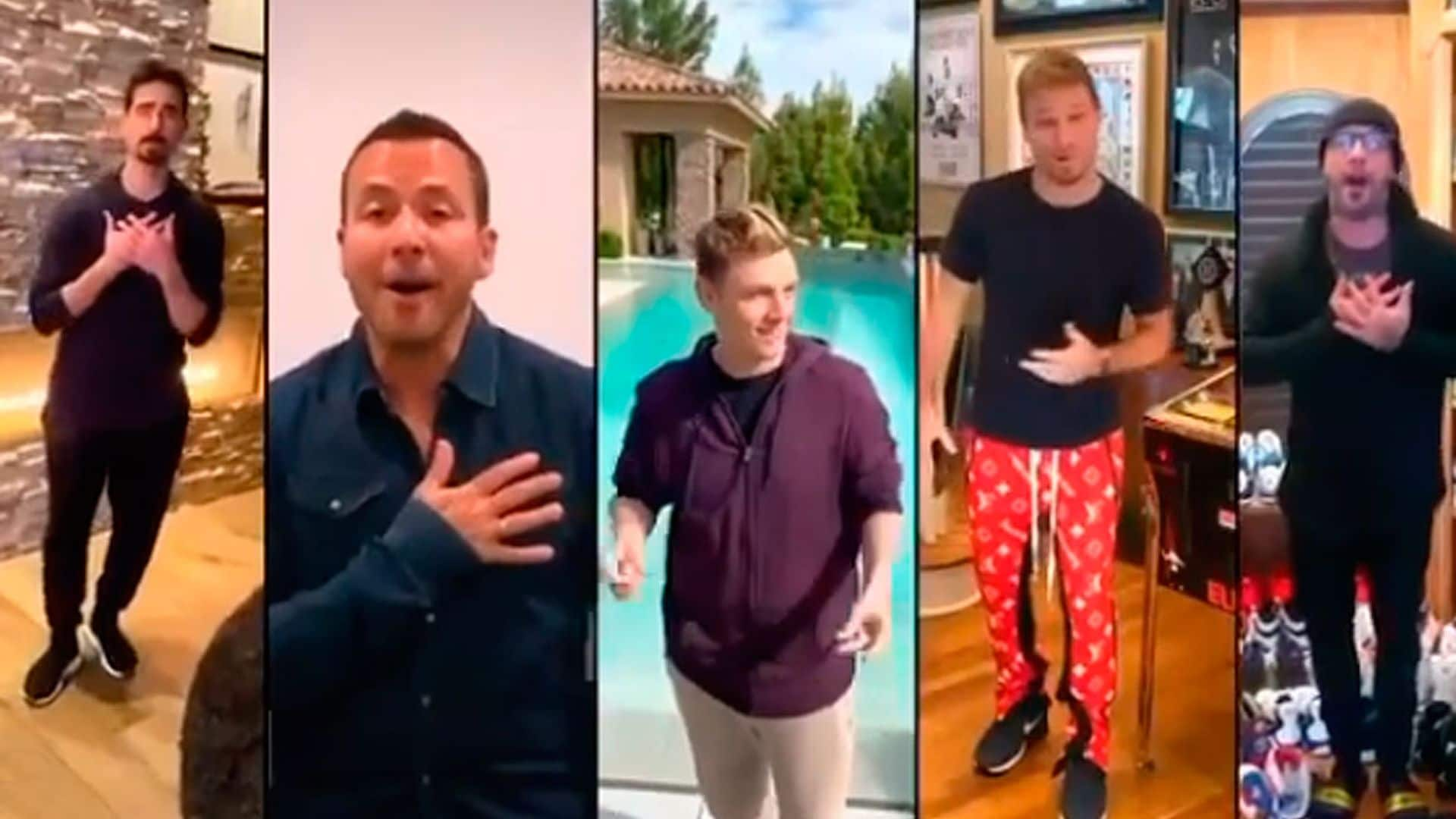 Los Backstreet Boys arrasan con su actuación desde casa