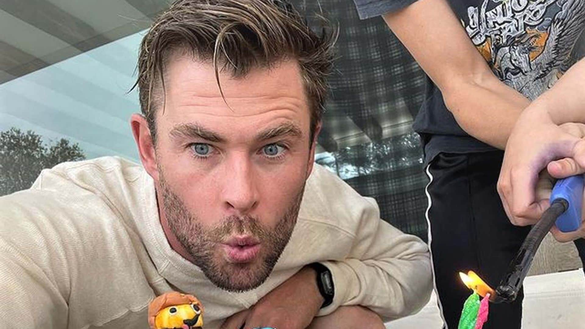 El regalo de los hijos de Chris Hemsworth que le ha dejado con la boca abierta