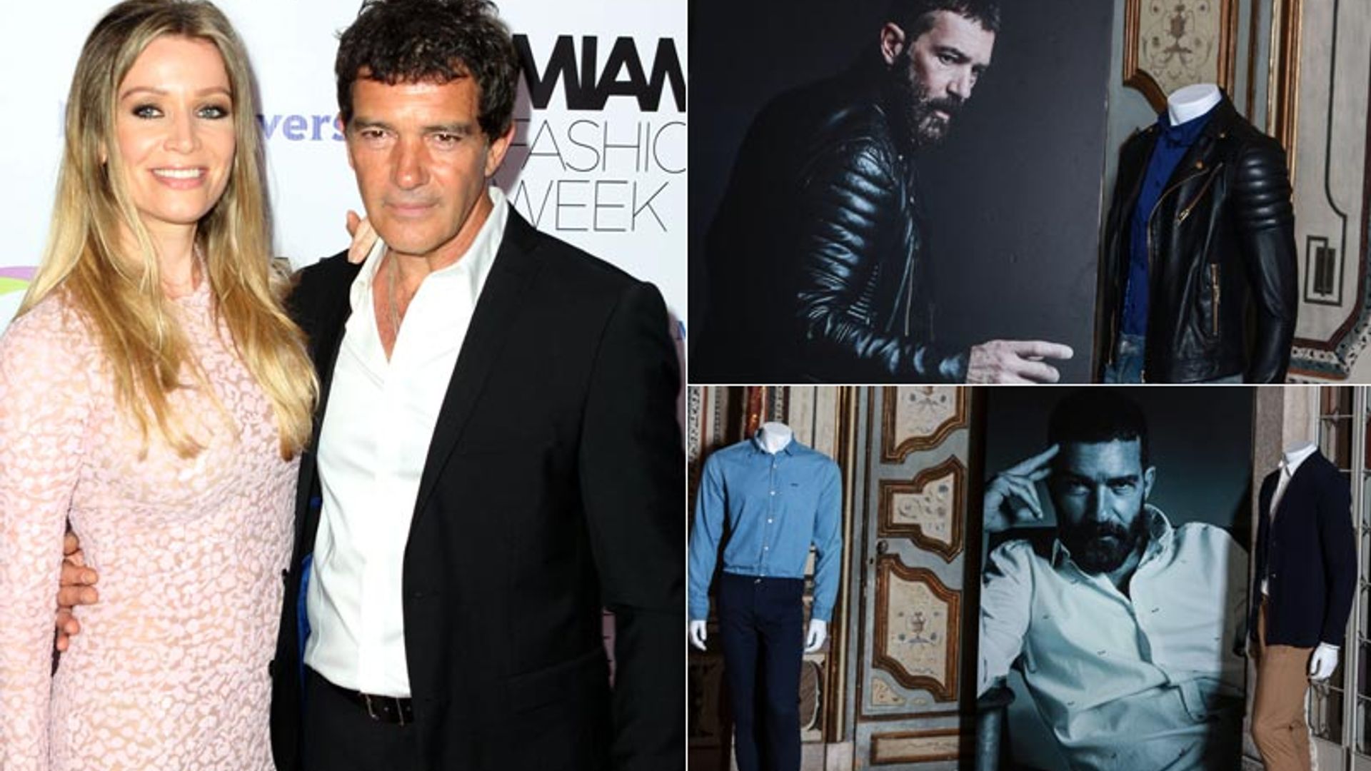 Antonio Banderas debuta como diseñador en la 'Miami Fashion Week'