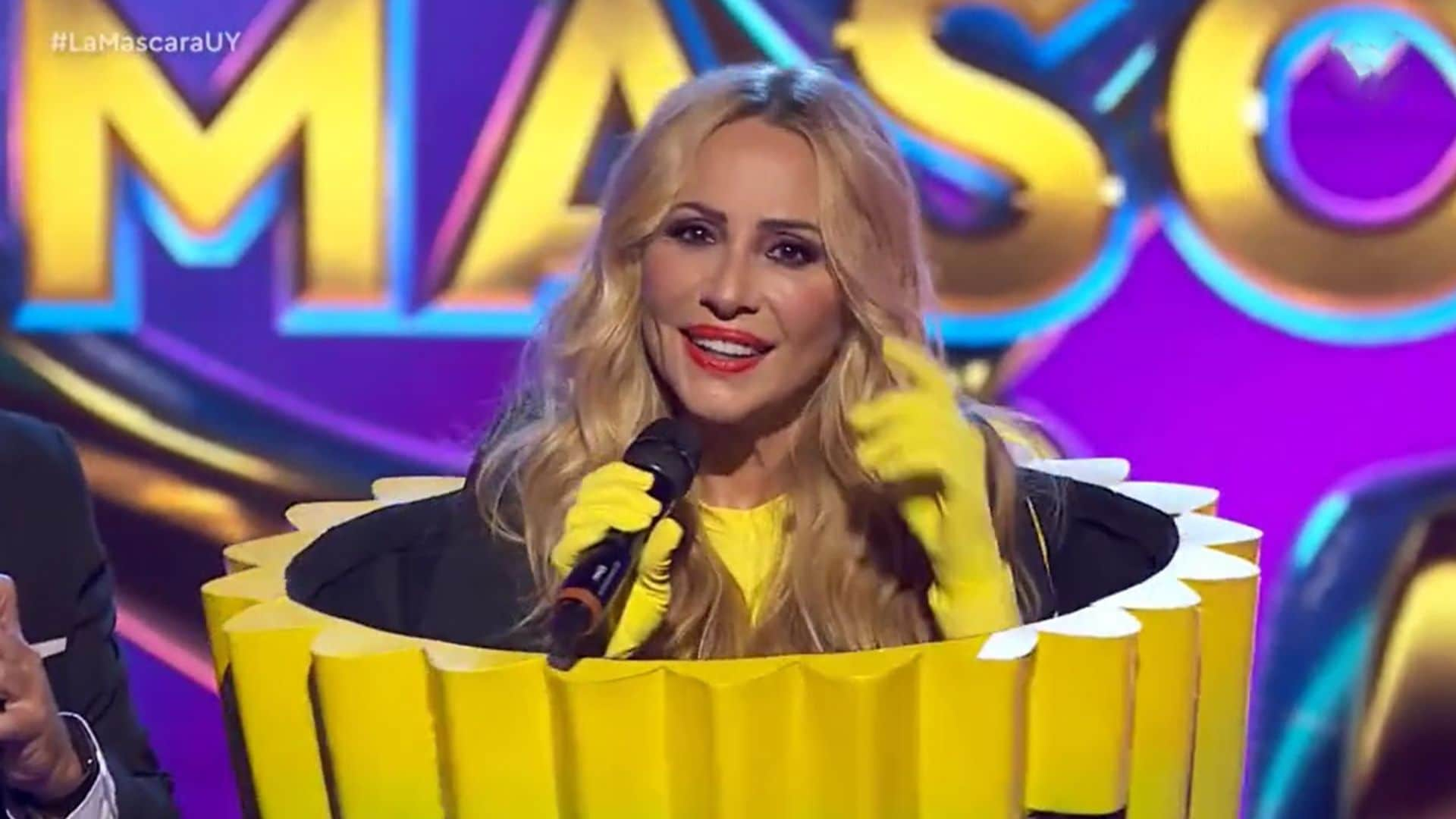 Marta Sánchez se quita la máscara y deja con la boca abierta al público de 'Mask Singer Uruguay'