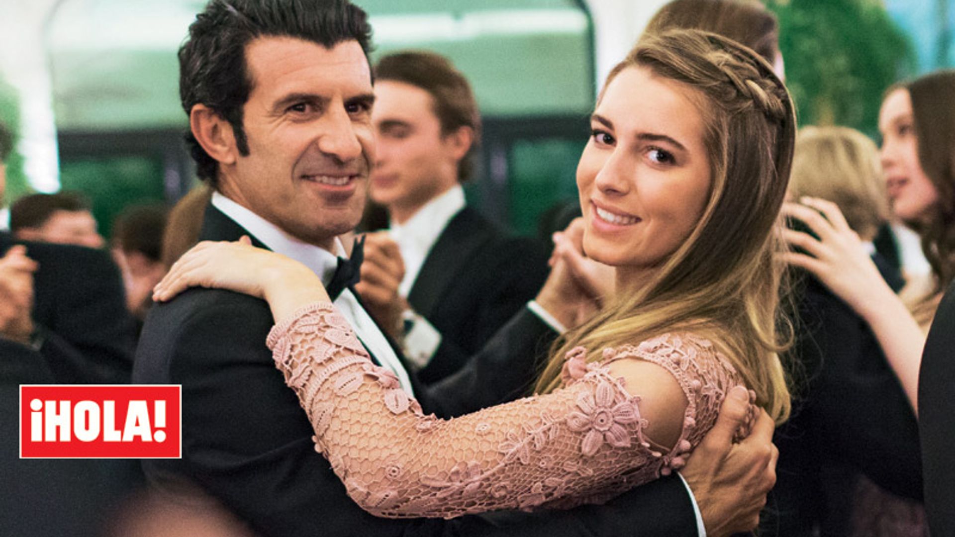 El orgullo de Luis Figo en el debut en sociedad de su hija Daniela