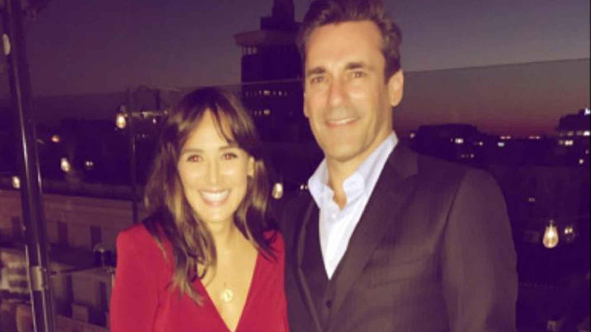 Tamara Falcó, de cena en Madrid con el protagonista de 'Mad Men', Jon Hamm