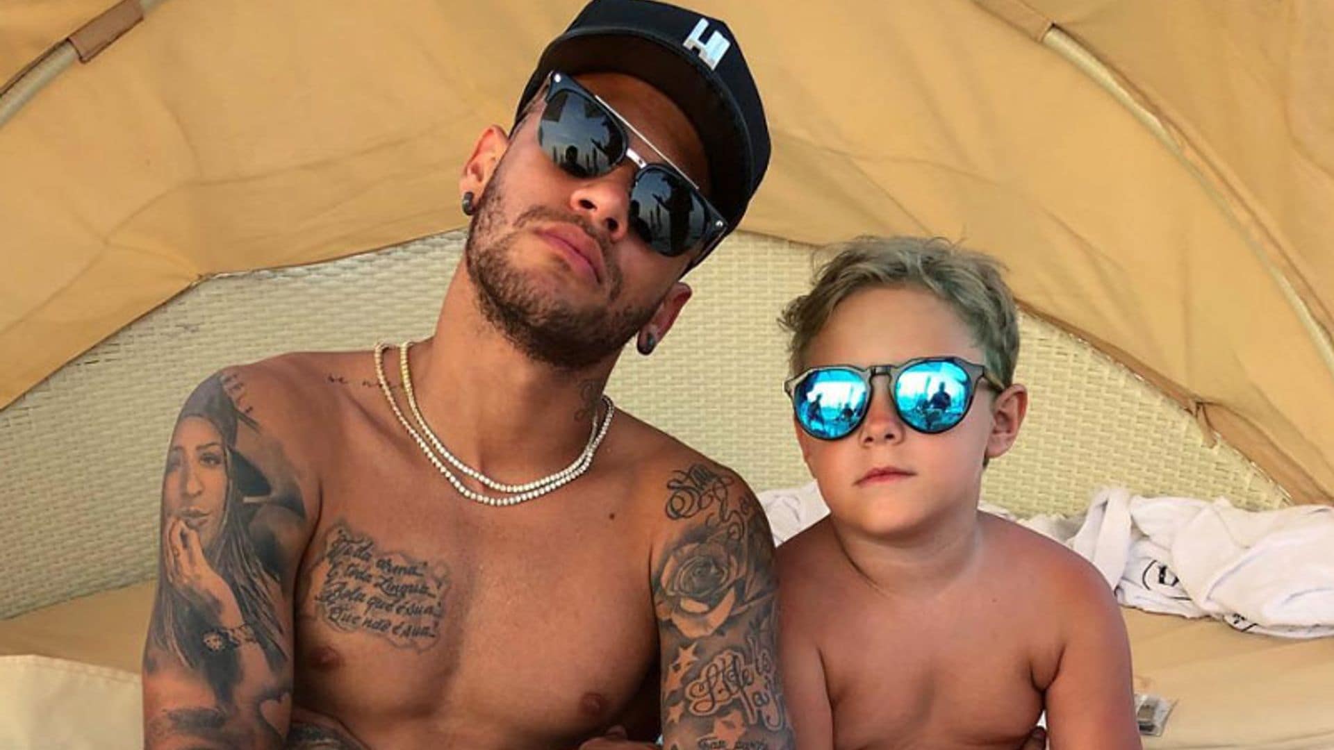 La sorpresa del hijo de Neymar por el Día del Padre en Brasil