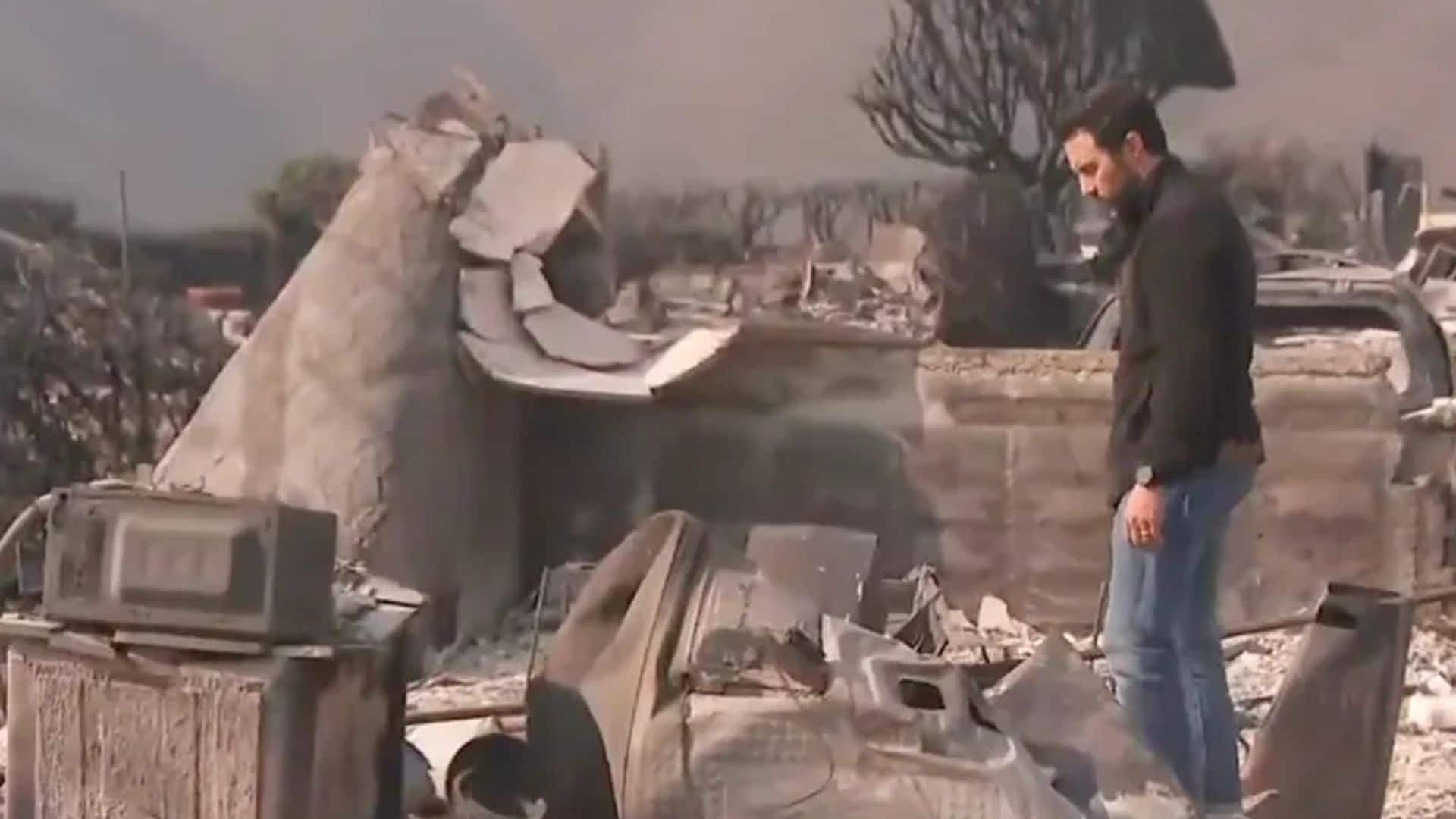 Milo Ventimiglia rompe en lágrimas al visitar su hogar destruido por los incendios de Los Ángeles