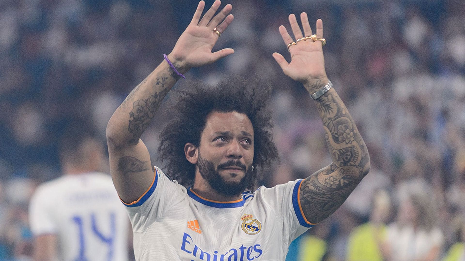 Las lágrimas de Marcelo y su familia en su despedida como capitán del Real Madrid