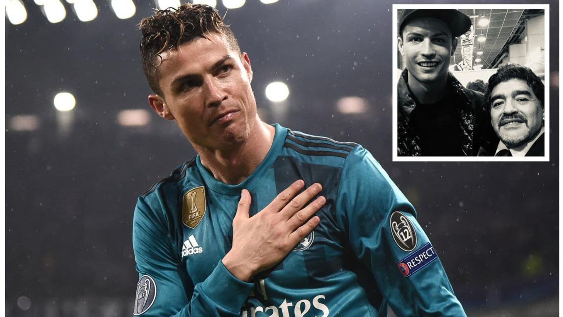 Cristiano Ronaldo logra un nuevo récord: su foto con Maradona es el post con más ‘likes’ de 2020