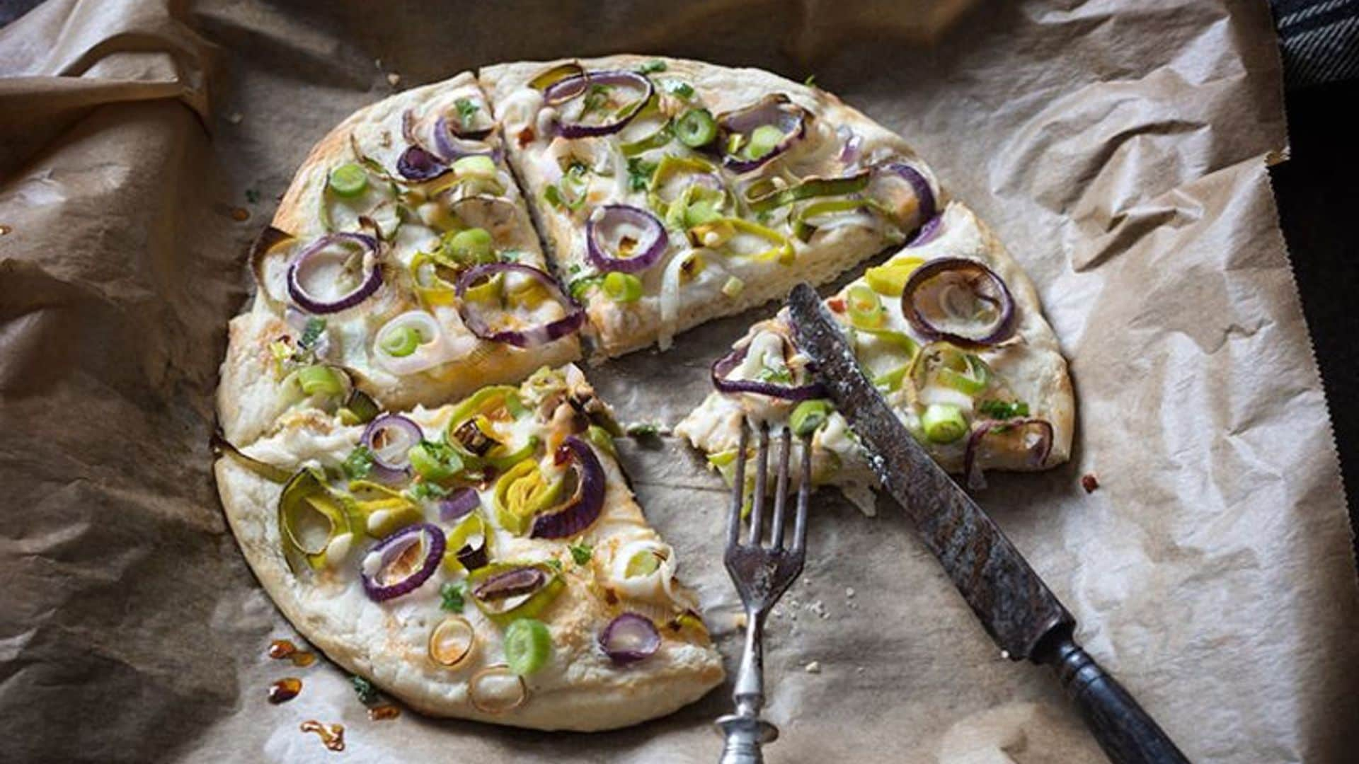 Pizza 'bianca' vegetal