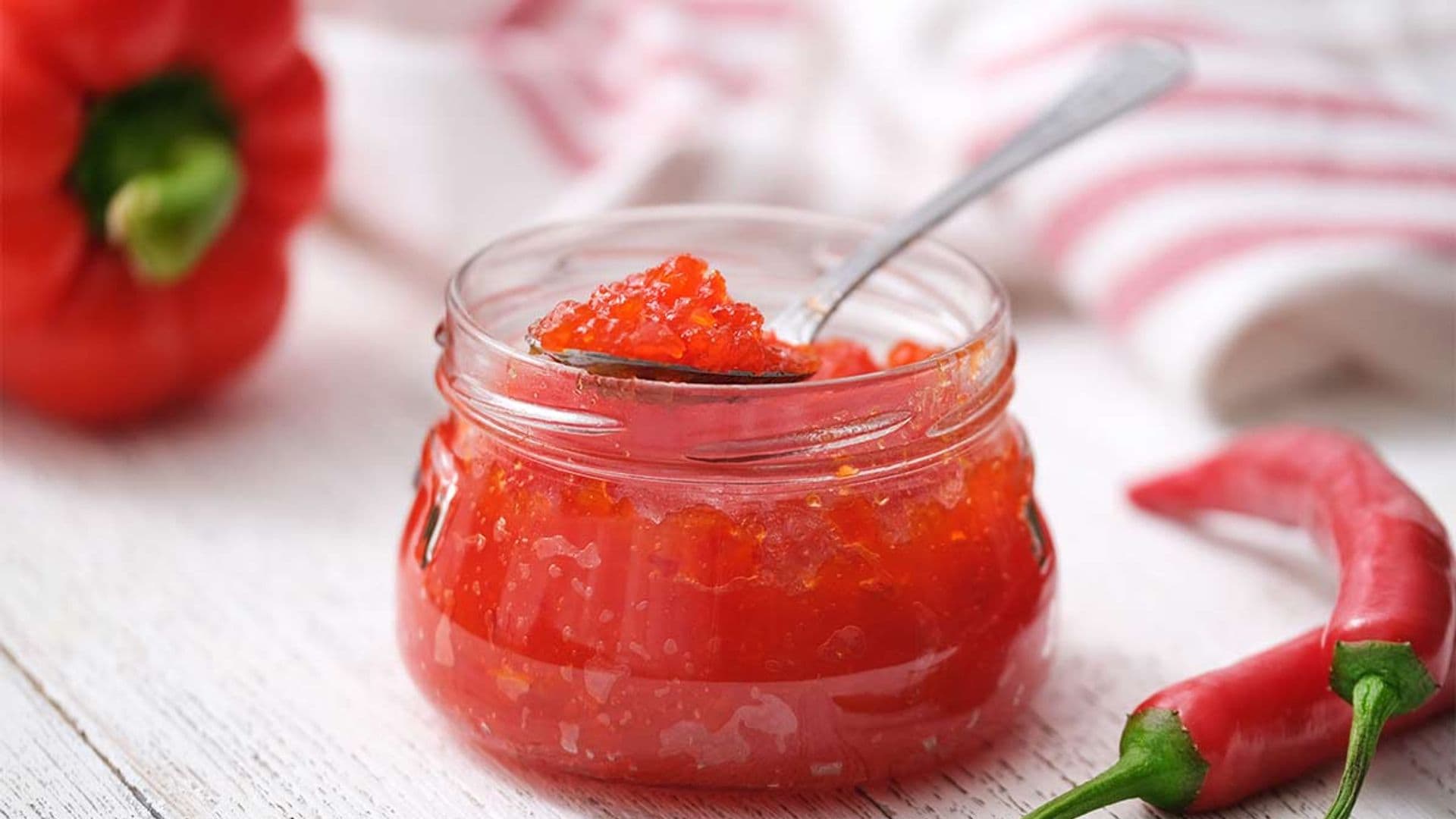 Mermelada de pimiento rojo con un toque picante