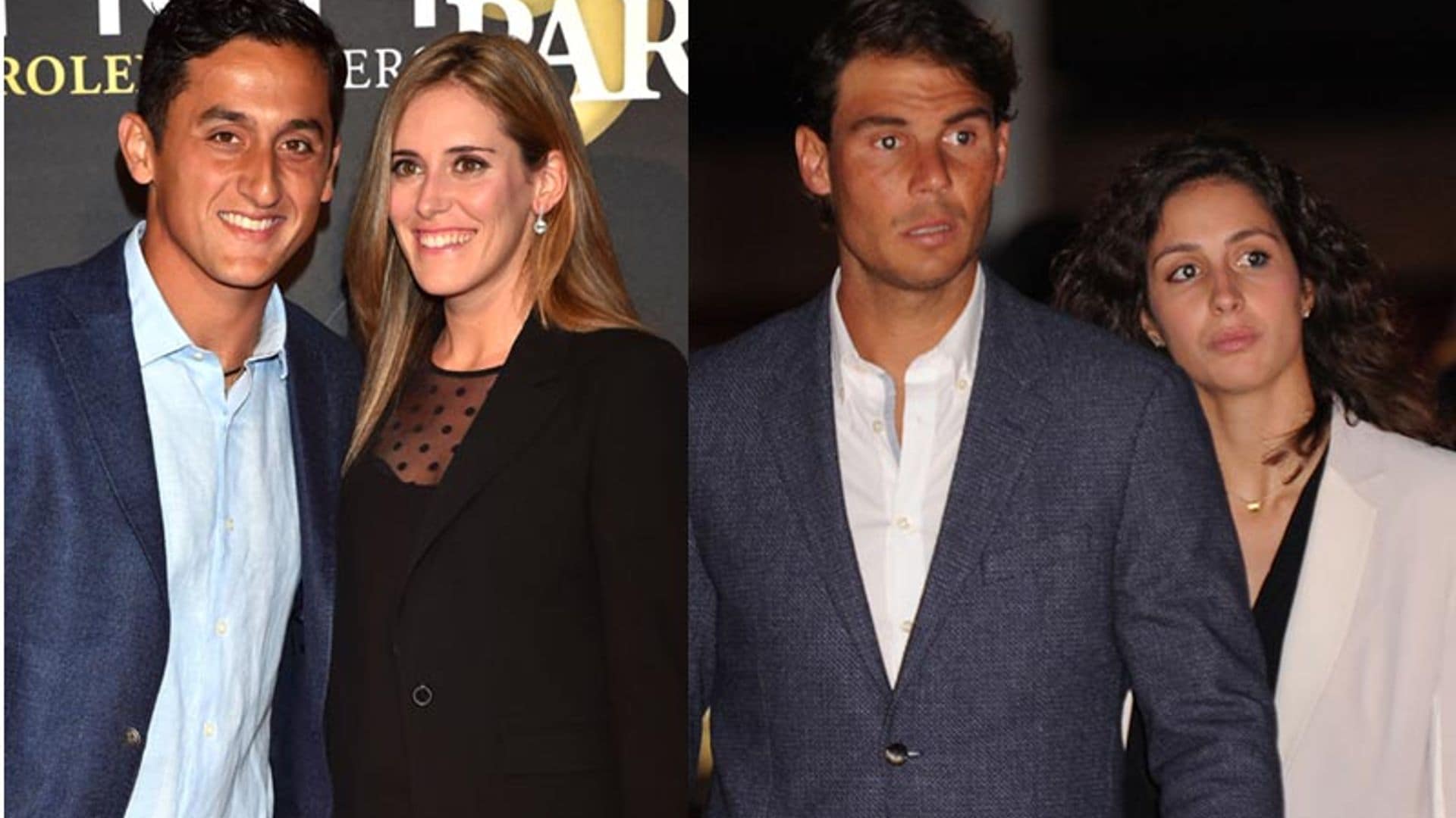 Nadal y Mª Francisca vs Almagro y su esposa Rafi en Mónaco