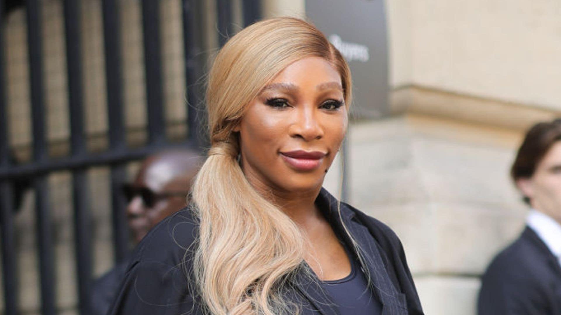 PARIS, FRANCE - JUNE 23: Serena Williams attends the Sacai Menswear Spring/Summer 2025 show as part of Paris Fashion Week on June 23, 2024 in Paris, France. (Photo by Jacopo Raule/Getty Images)