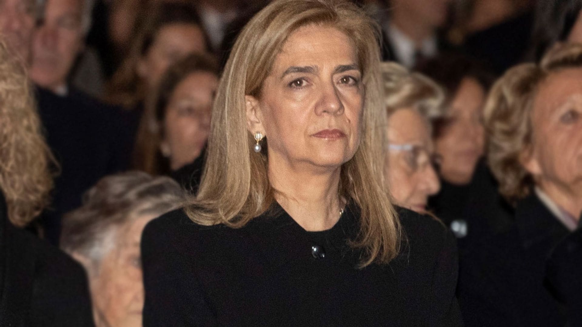 La infanta Cristina, fotografiada el mismo día que envió el comunicado sobre su matrimonio