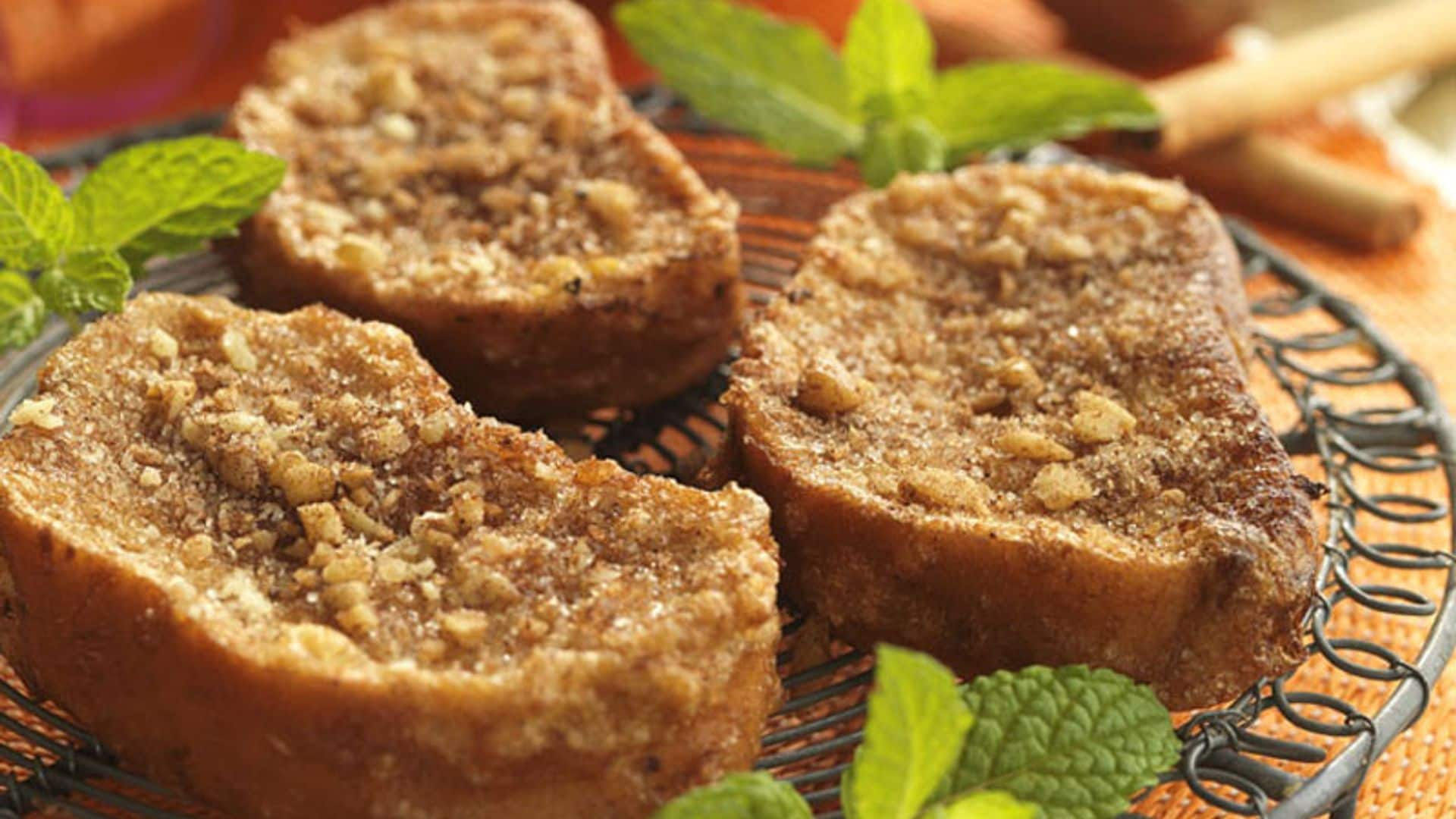 Torrijas de nueces