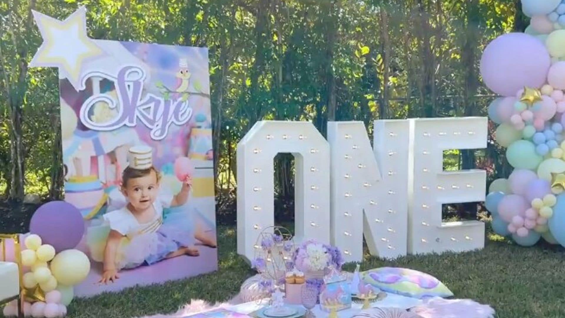 Así fue el increíble primer cumpleaños de Skye, hija menor de Ximena Duque