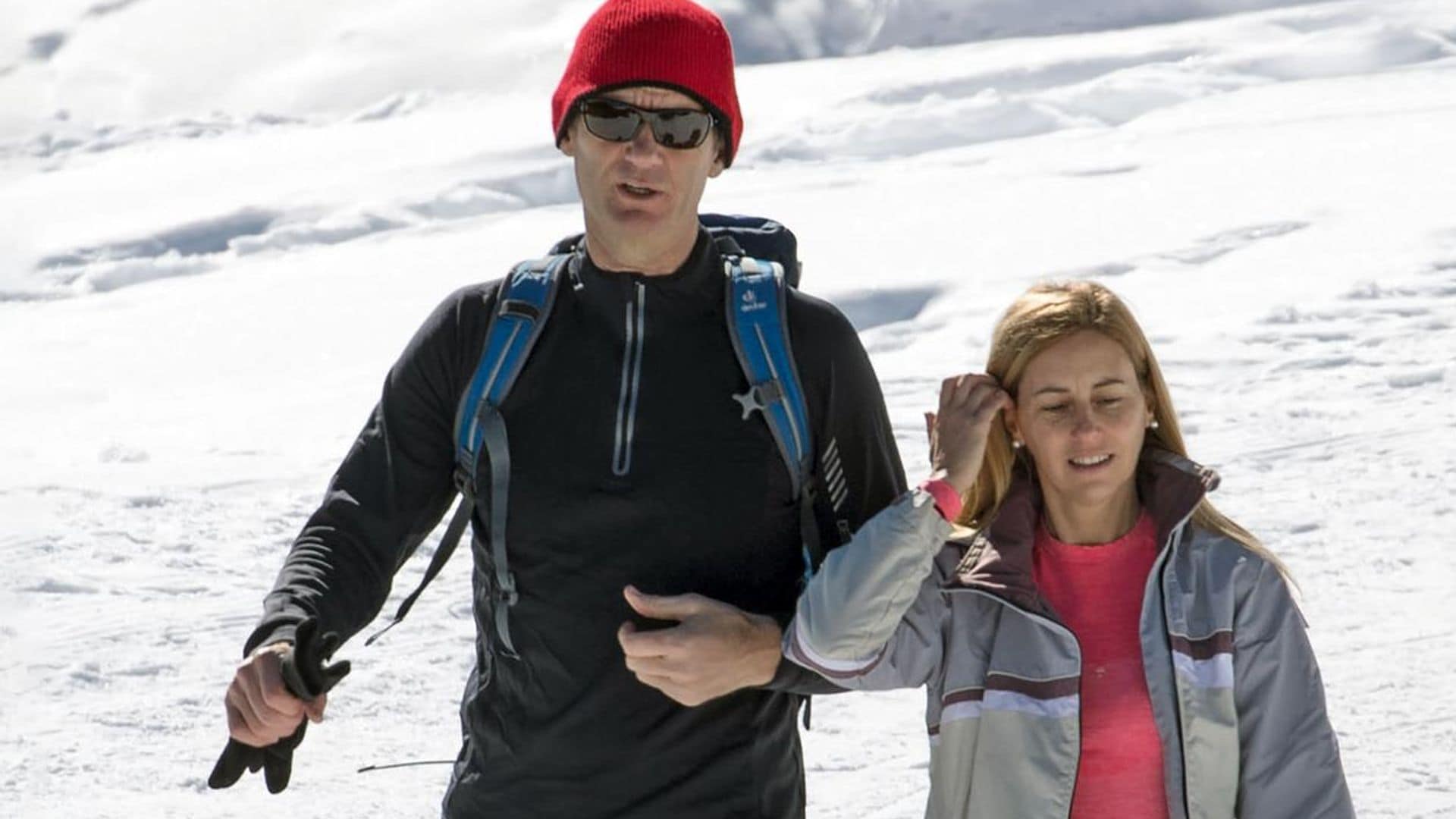 Iñaki Urdangarin y Ainhoa, en Baqueira, en la casa que suele utilizar la Familia Real