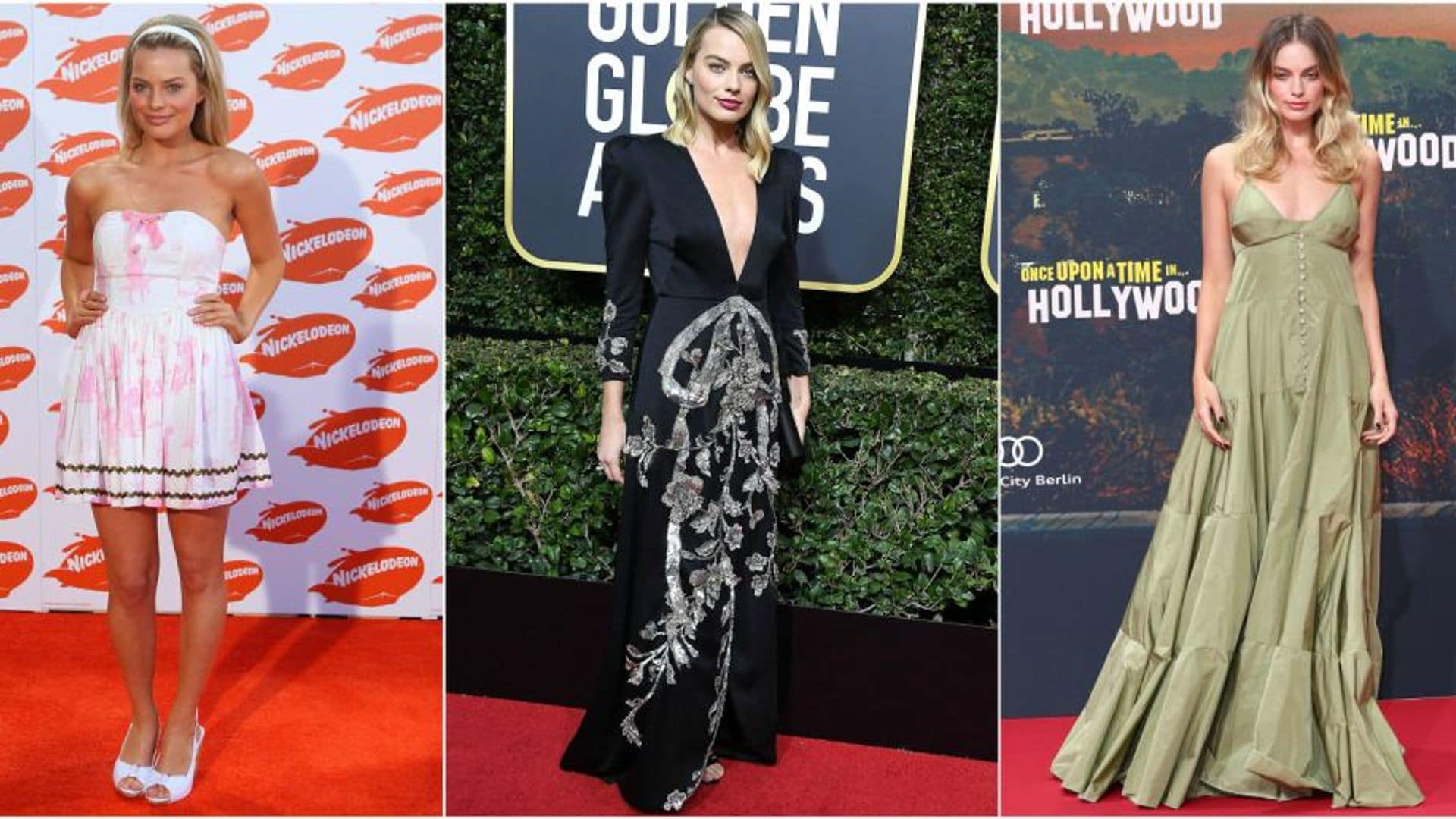 Margot Robbie, una belleza clásica que destaca en las ‘red carpets’ por sus contrastes