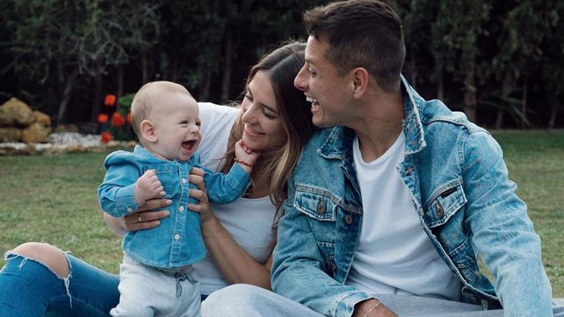 Noah, el bebé de Javier 'Chicharito' Hernández y Sarah Kohan, ¡ya dio sus primeros pasos!