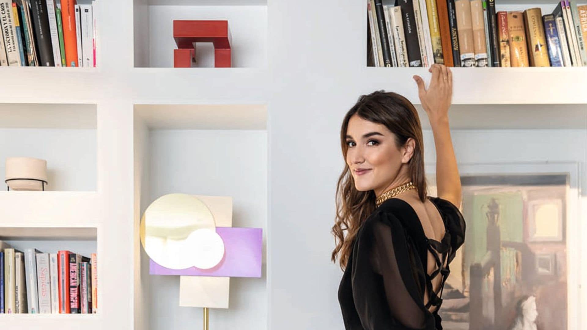 Valentina Suárez-Zuloaga en su fascinante apartamento en Madrid