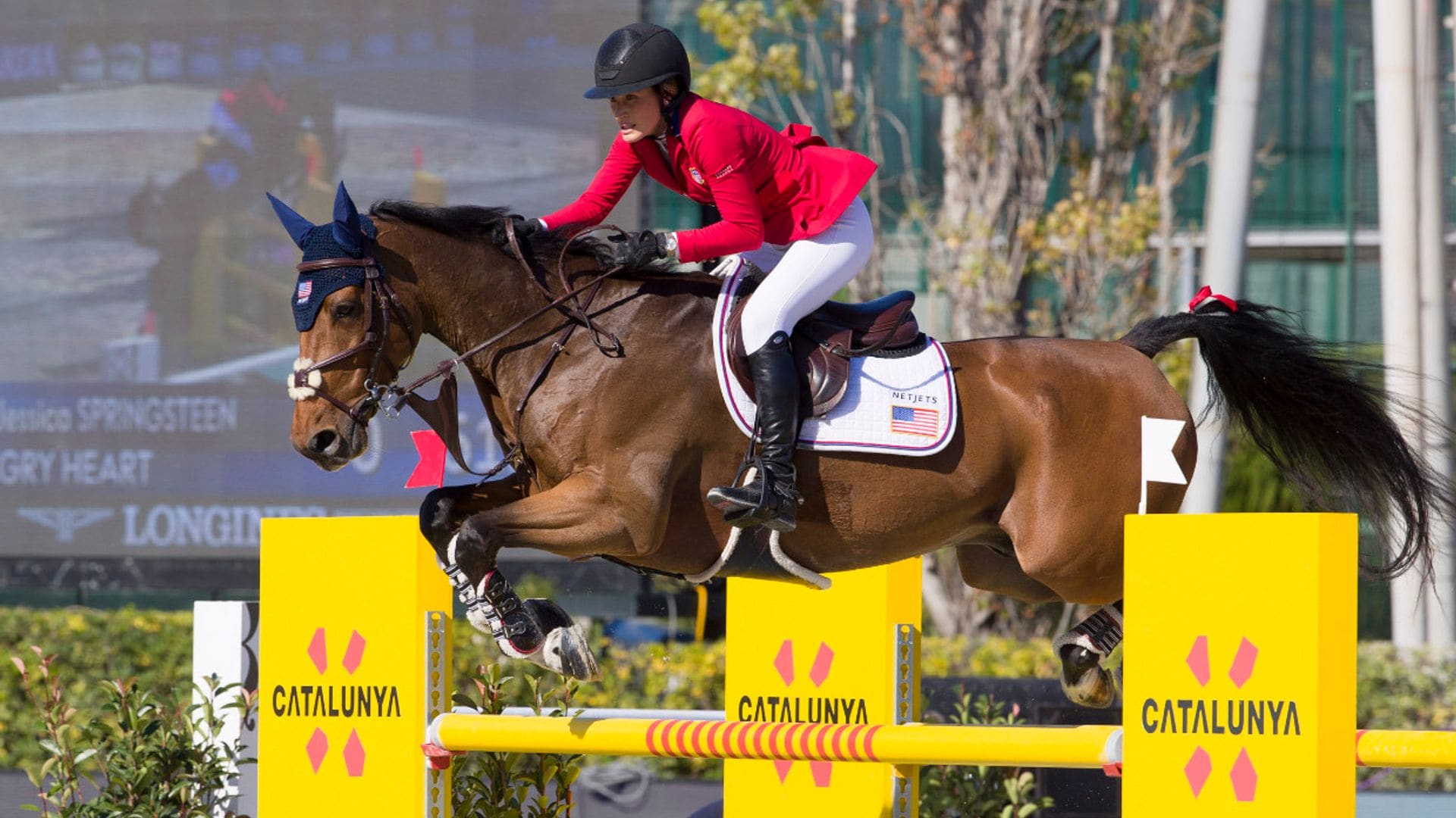 Jessica Springsteen y Sira Martínez rozan el triunfo en CSIO Barcelona