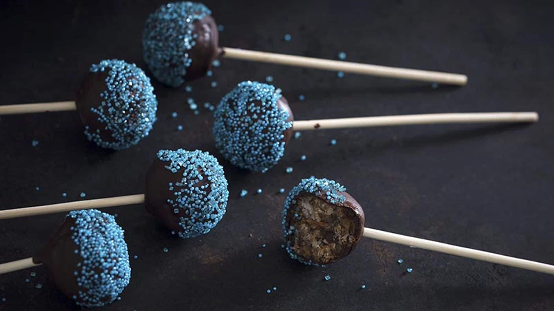 Cake pops de chocolate