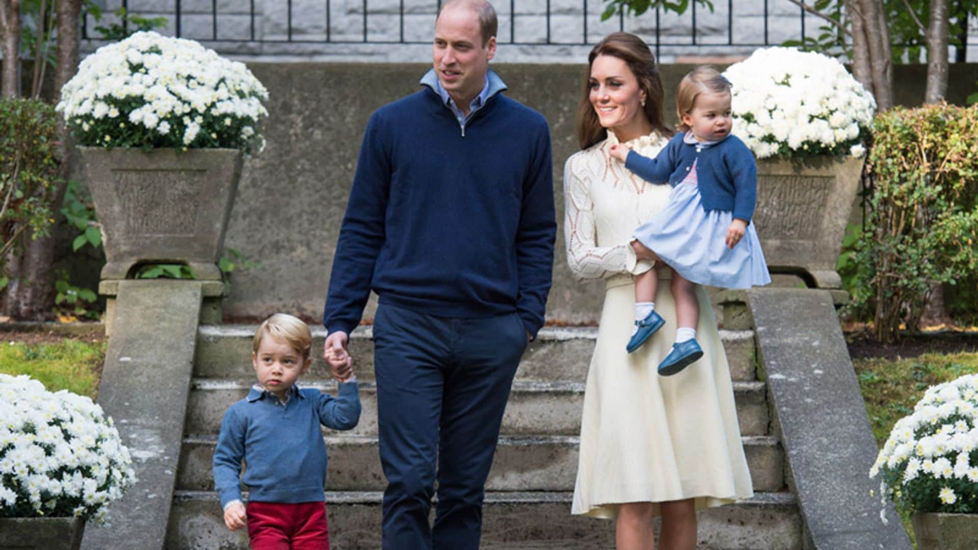 George y Charlotte de Cambridge acompañarán a su padre en el homenaje a Diana de Gales