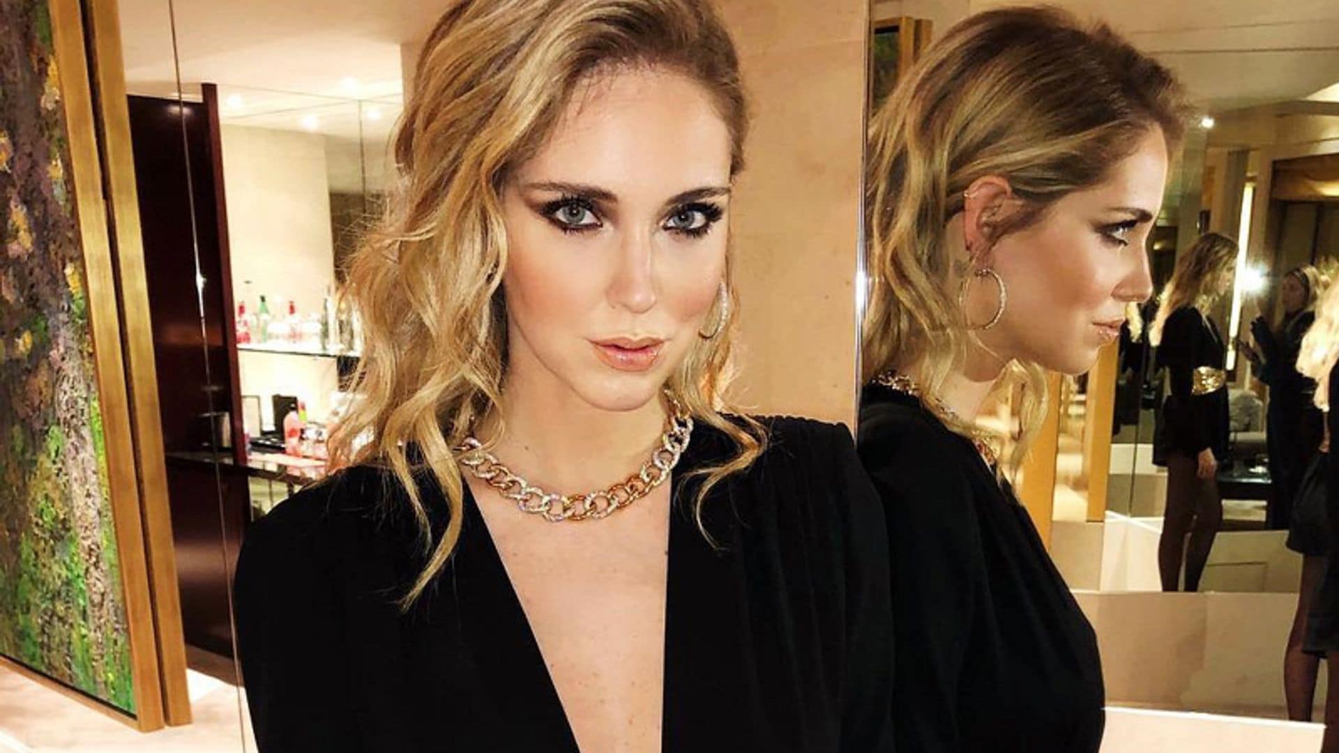 Chiara Ferragni y el vestido de fiesta que más favorece a invitadas y embarazadas