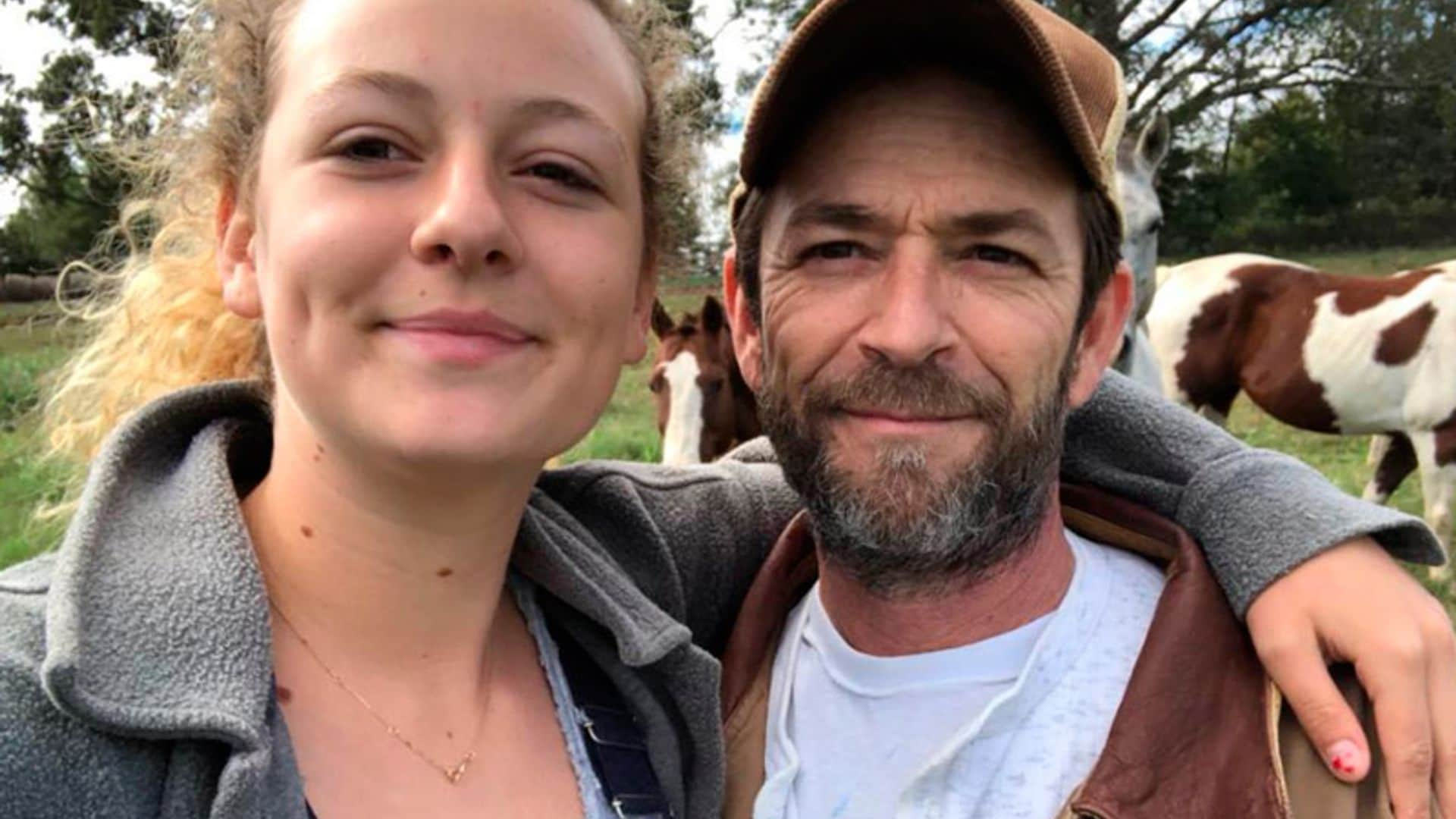 La hija de Luke Perry se despide de su padre con un emotivo mensaje